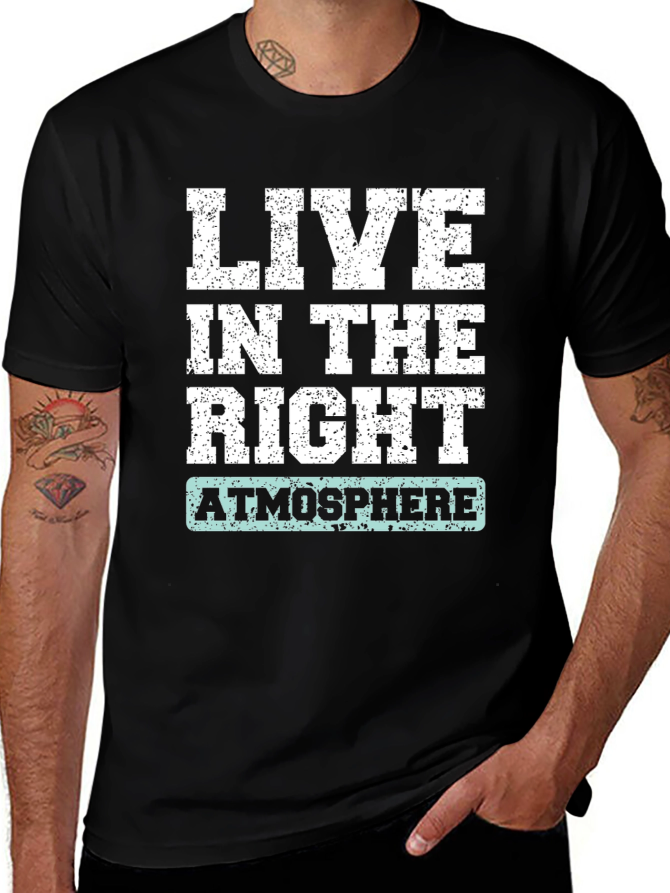 Variant 3 of Live in the Right Atmosphere T-Shirt