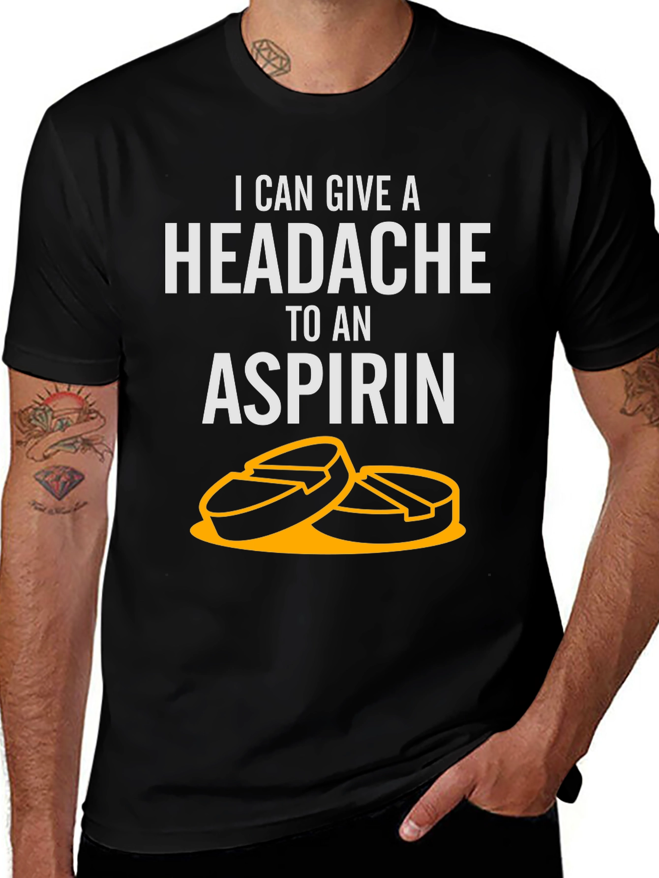 Variant 22 of Funny Headache Aspirin T-Shirt