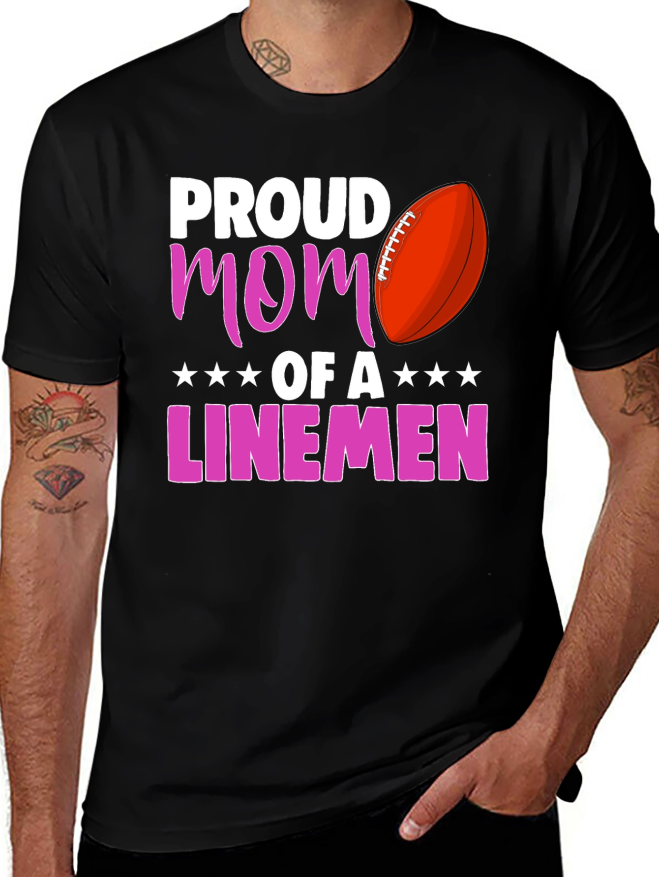 Proud Mom of a Linemen T-Shirt