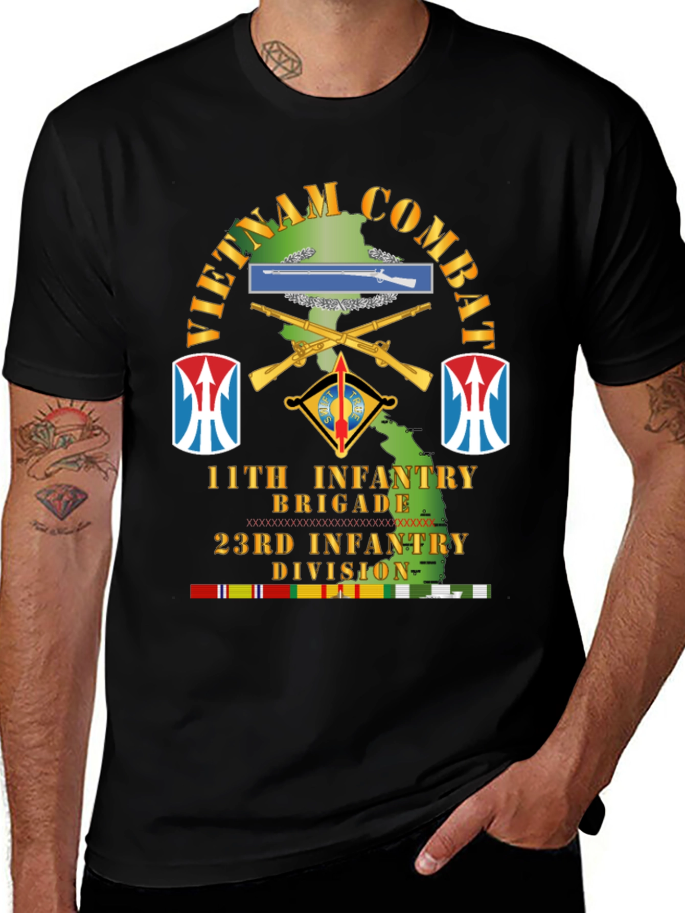 Vietnam Combat 11th Infantry Brigade T-Shirt