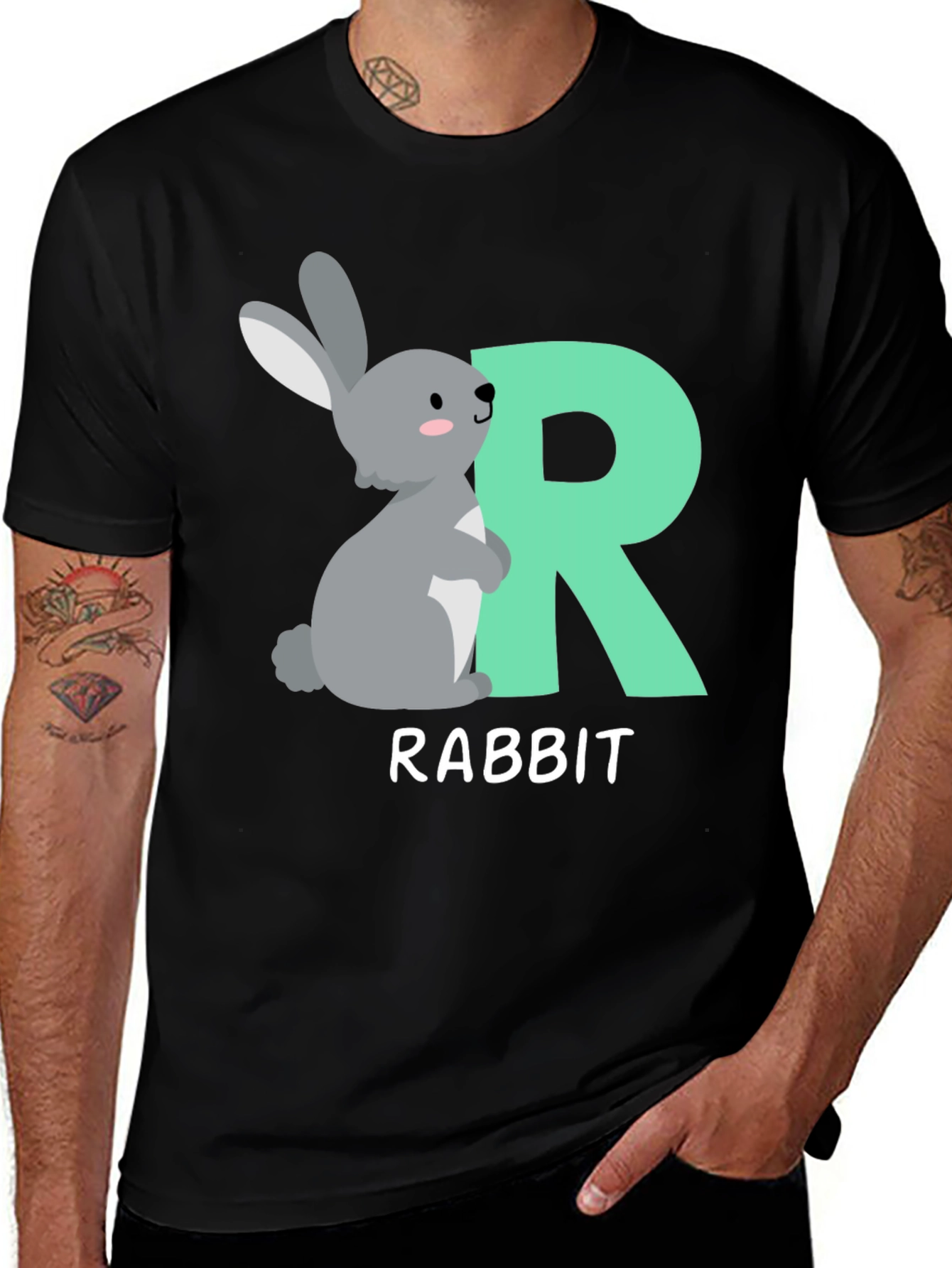 Rabbit Alphabet T-Shirt - "R is for Rabbit" Tee