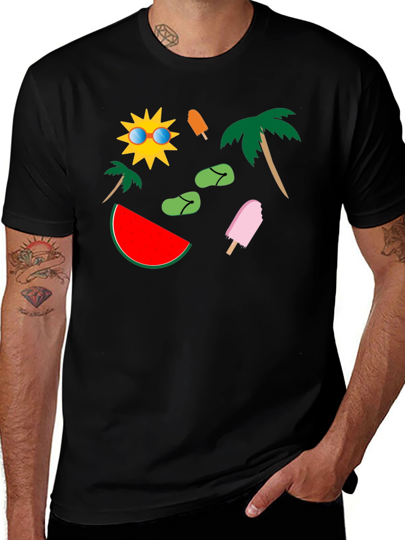 Variant 6 of Summer Fun Graphic T-Shirt