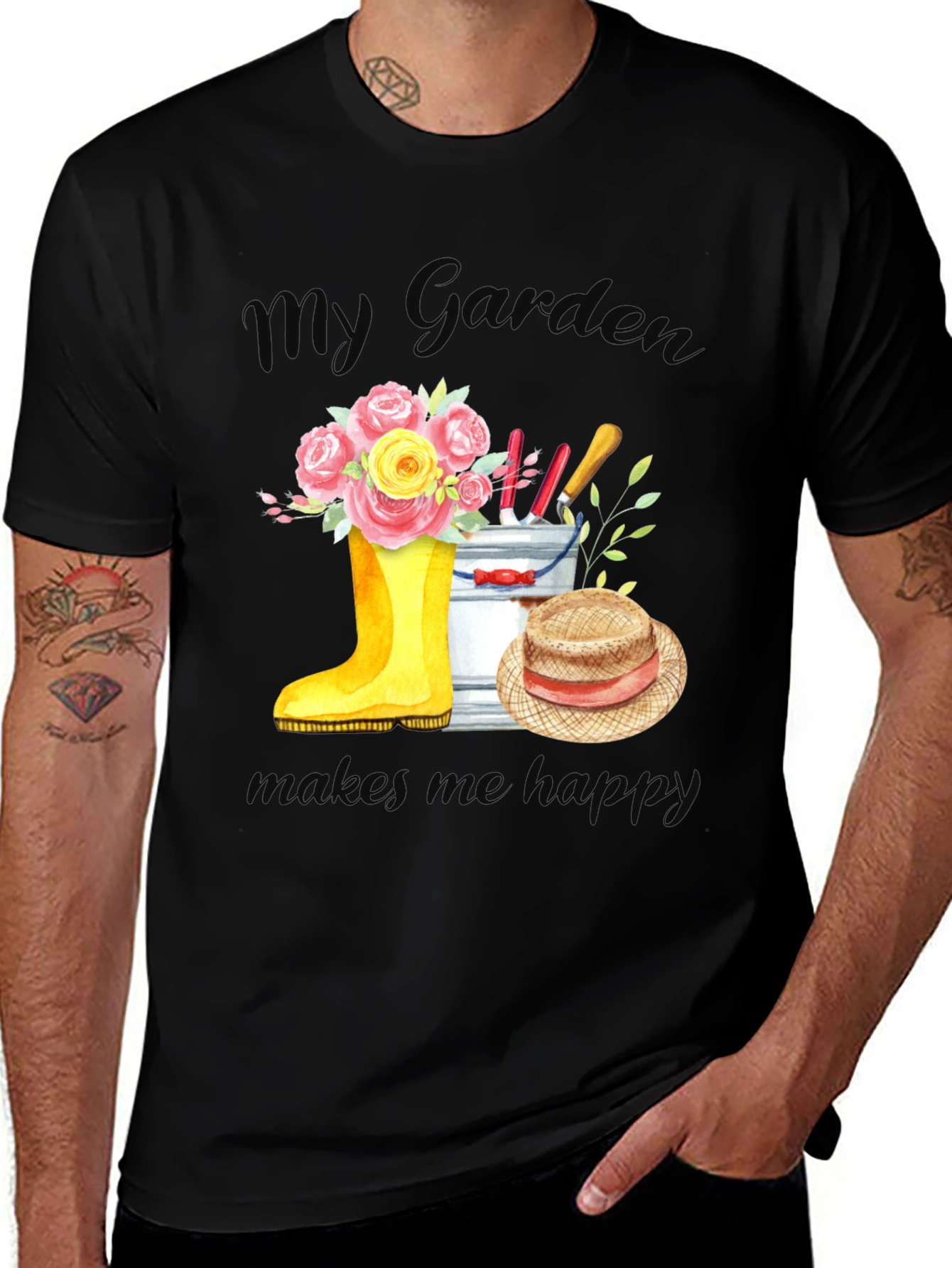 Gardening T-Shirt - My Garden Makes Me Happy!