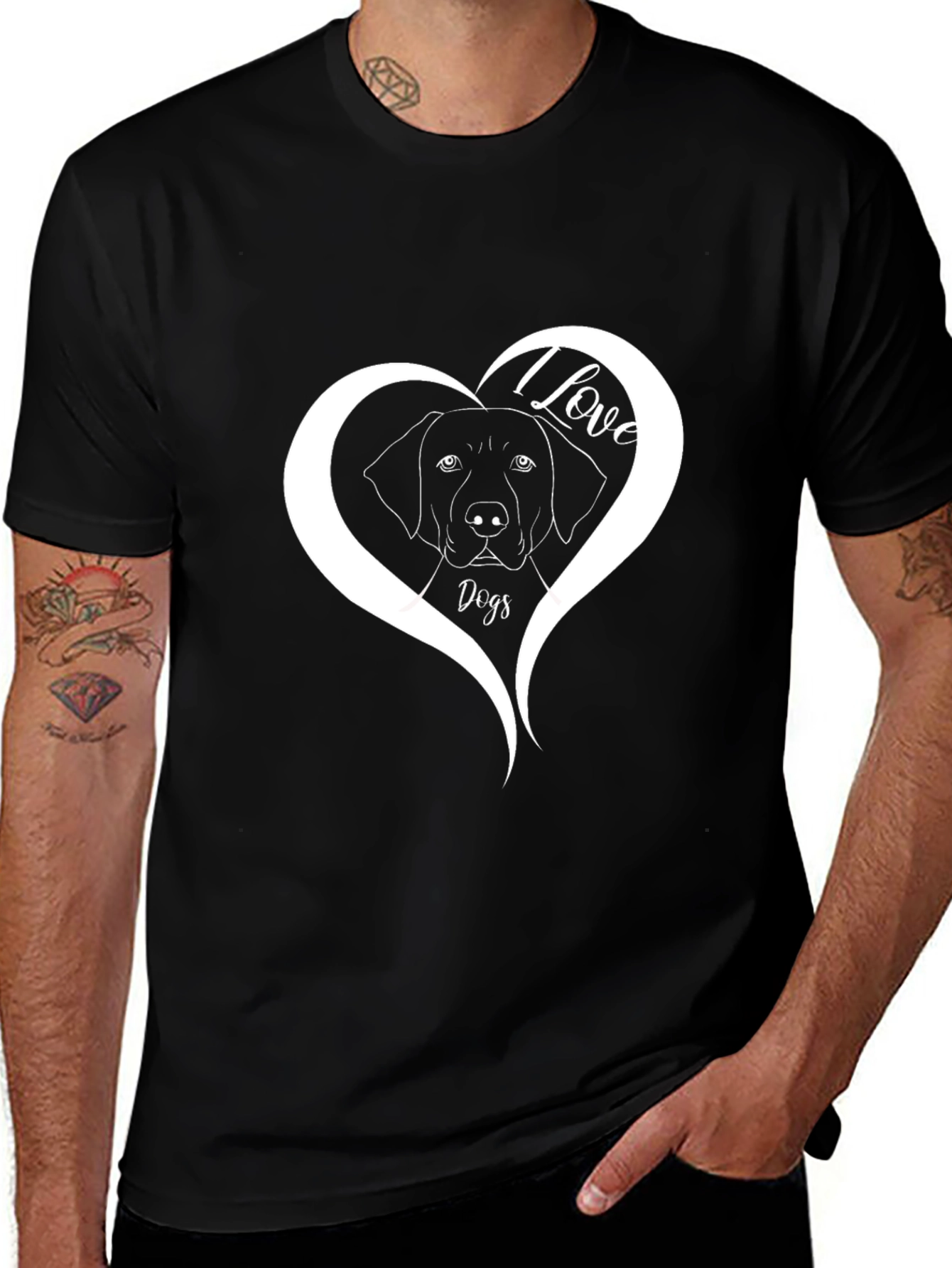 Variant 22 of I Love Dogs T-Shirt