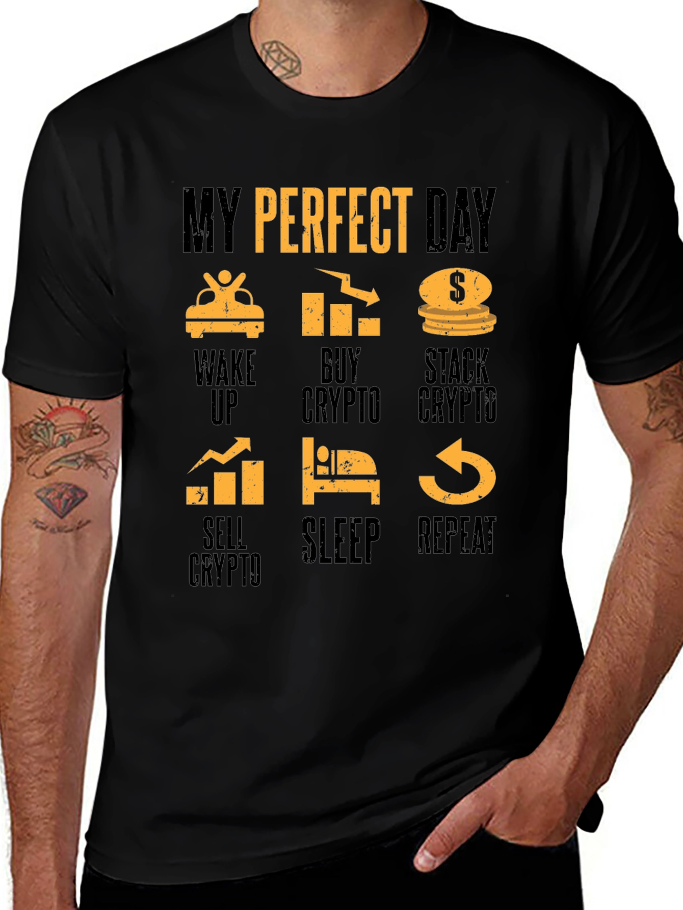 Variant 23 of My Perfect Day Crypto T-Shirt
