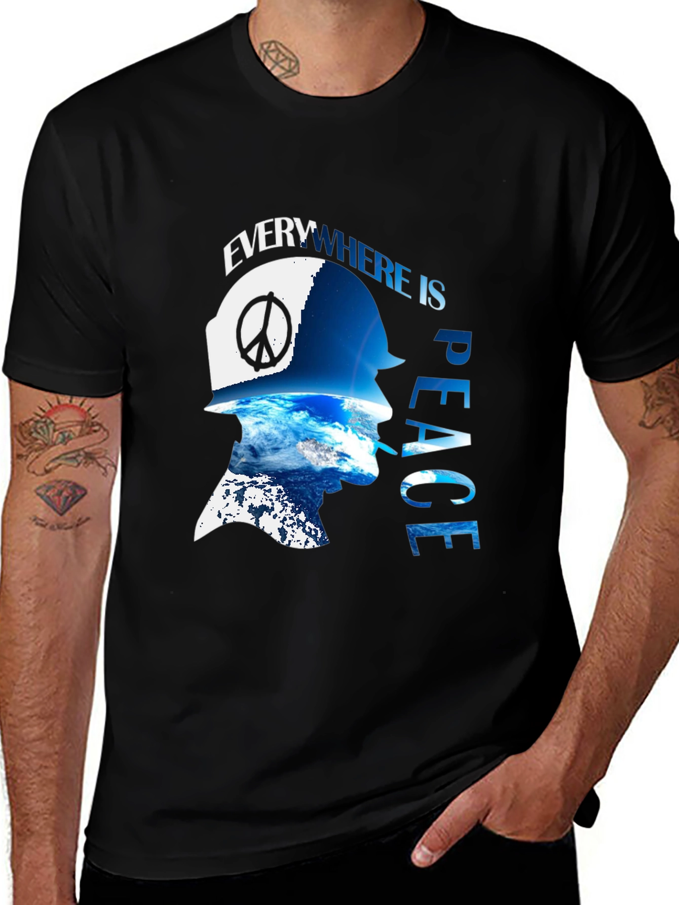 Variant 30 of Everywhere Is Peace Graphic T-Shirt