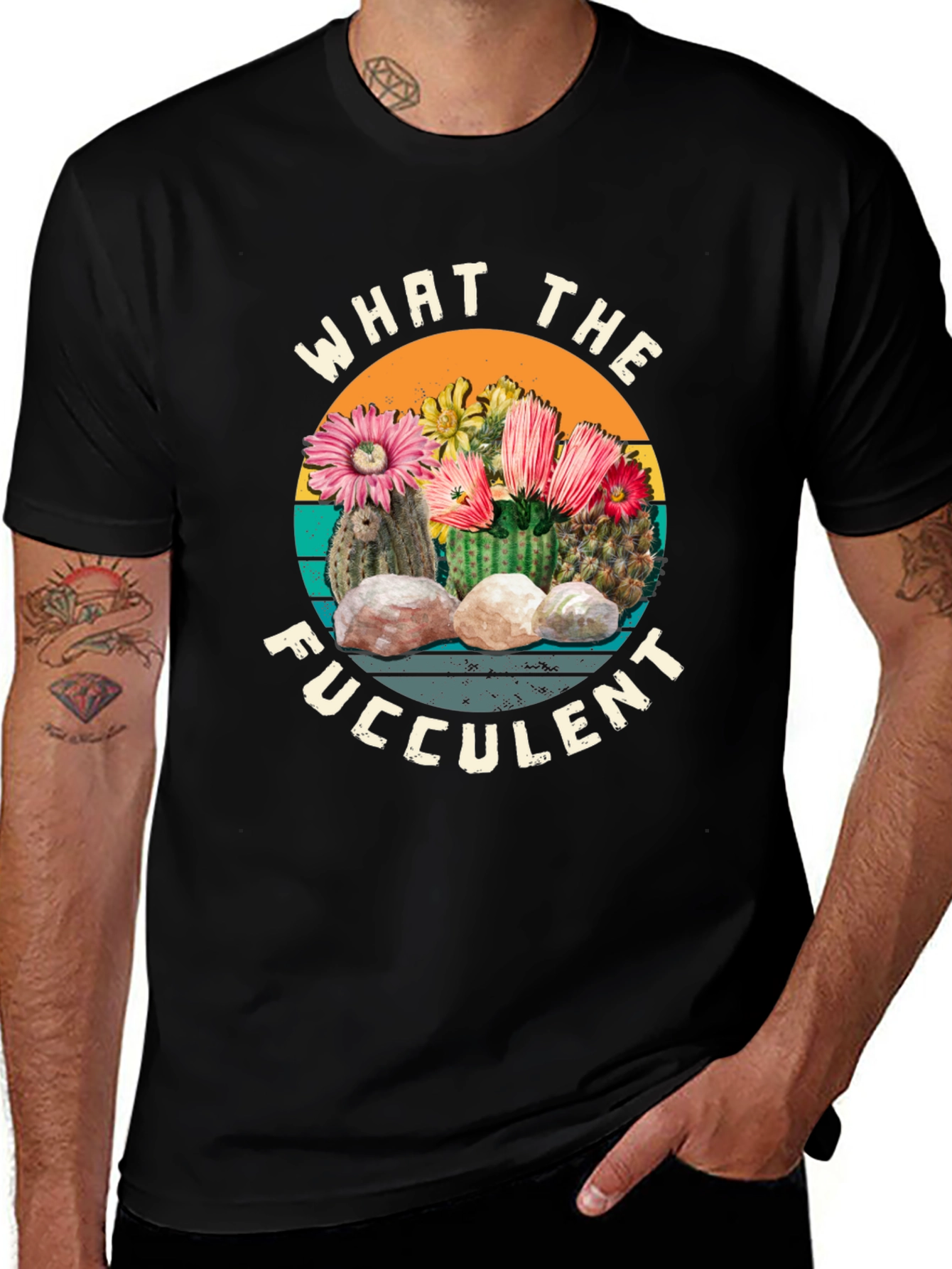 Variant 22 of What The Fucculent Graphic Tee