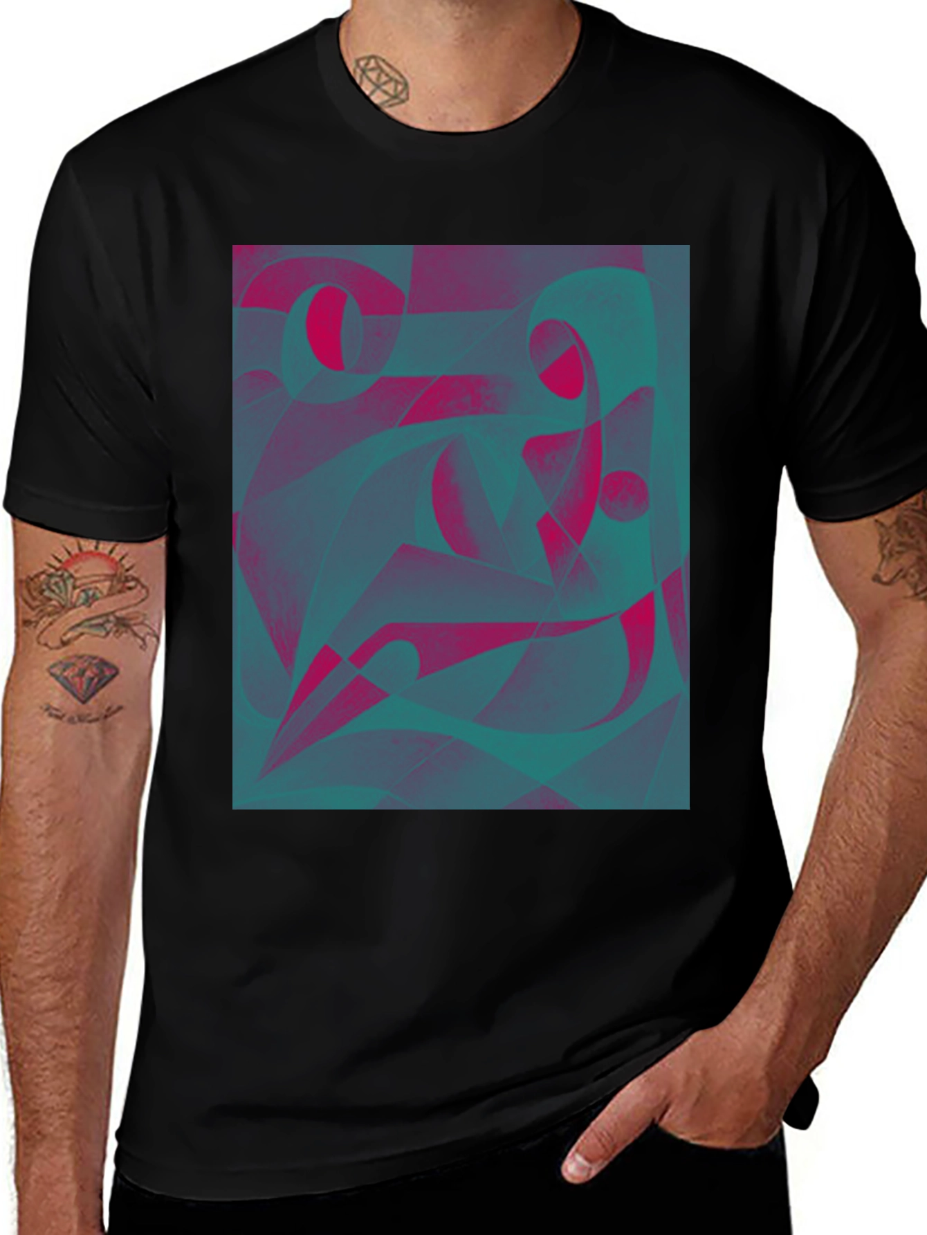 Variant 3 of Abstract Art Tee - Modern Graphic T-Shirt