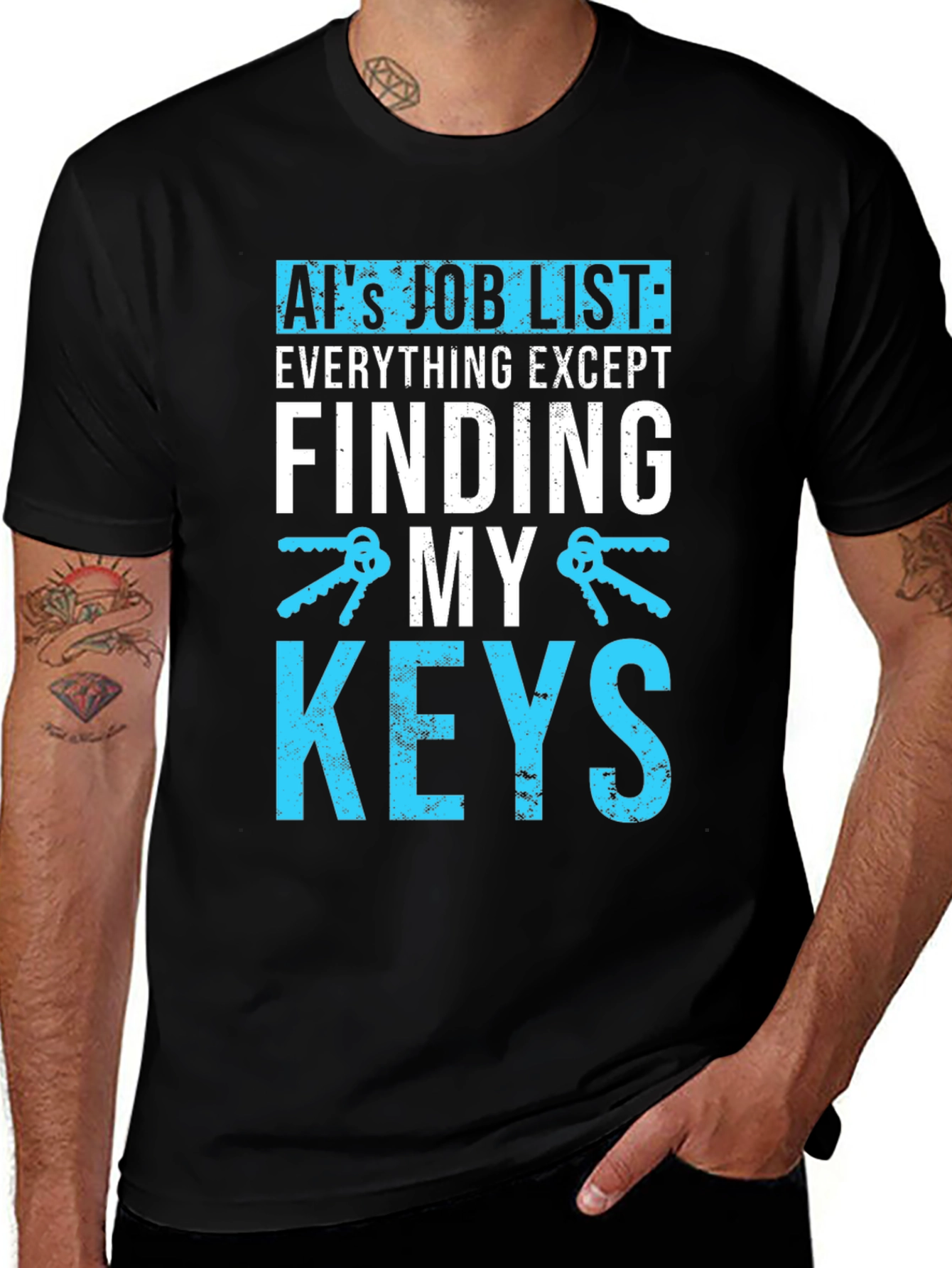 AI's Job List Novelty Graphic T-Shirt