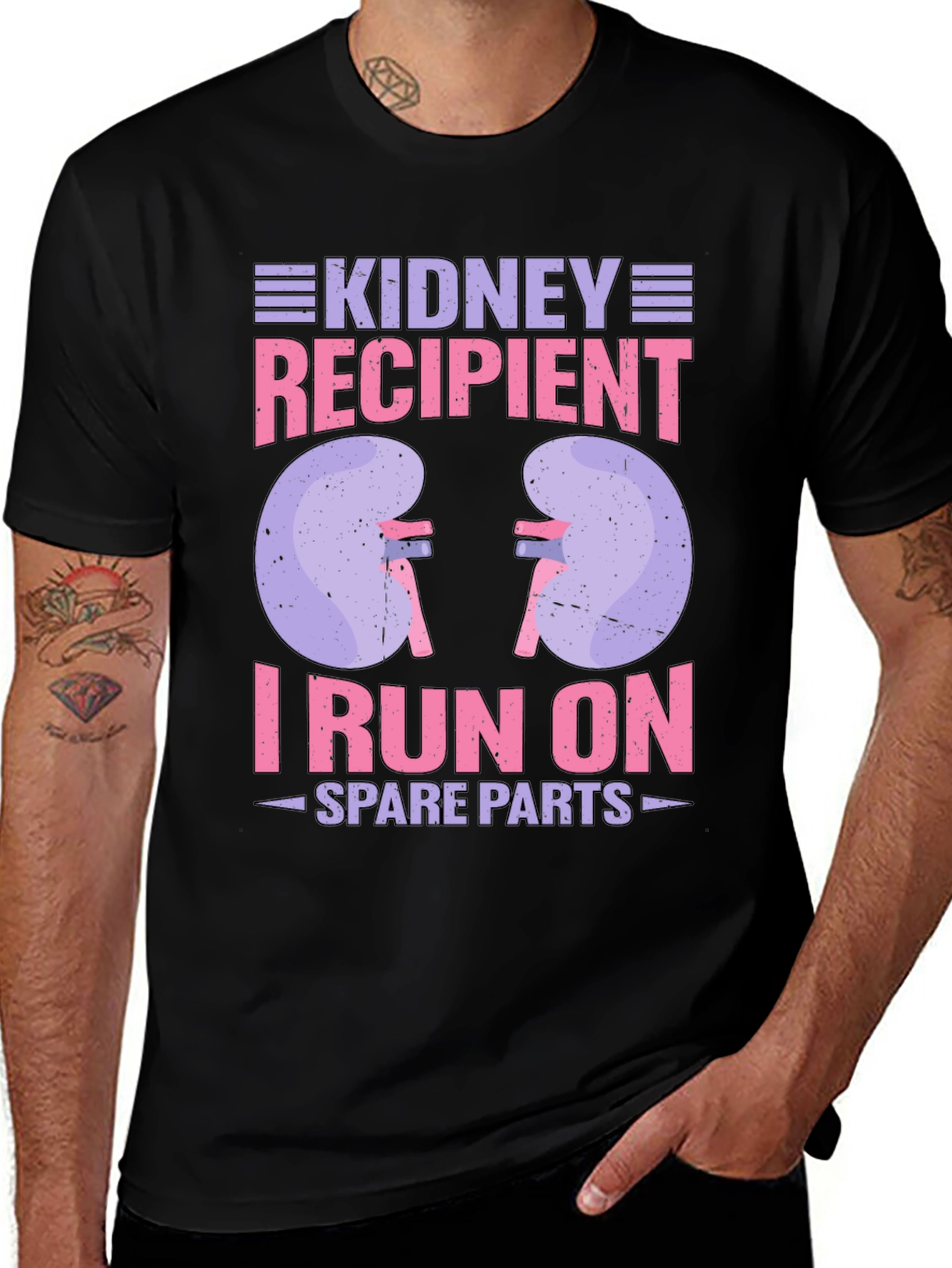 Kidney Recipient 'Spare Parts' Graphic Tee