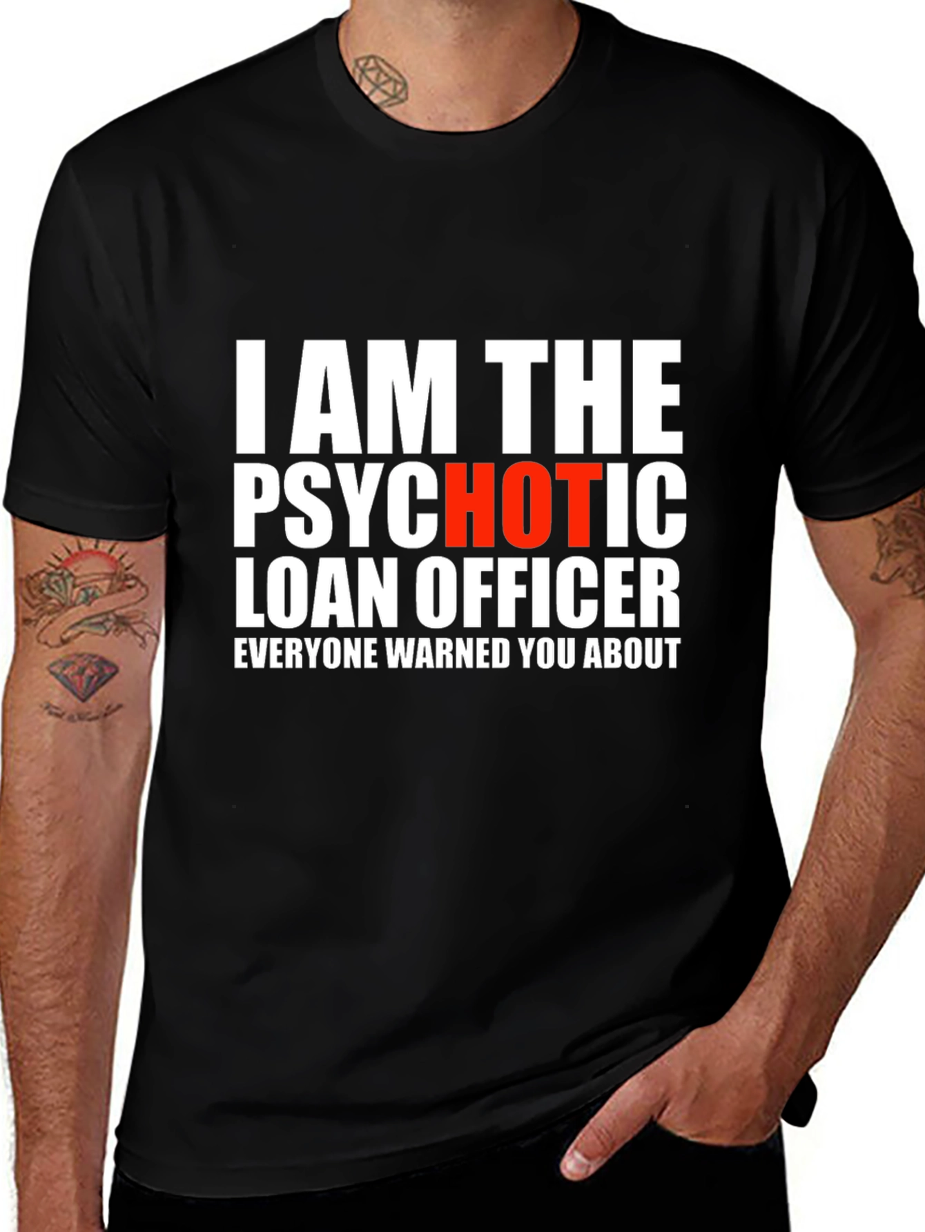 Variant 3 of Psychotic Loan Officer Graphic T-Shirt