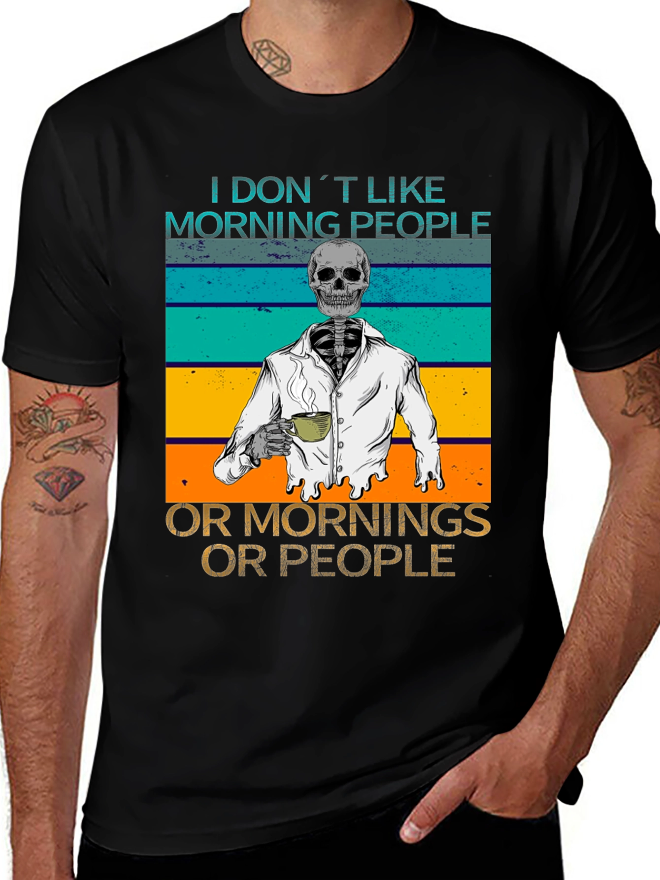 Variant 29 of I Don't Like Morning People Graphic Tee