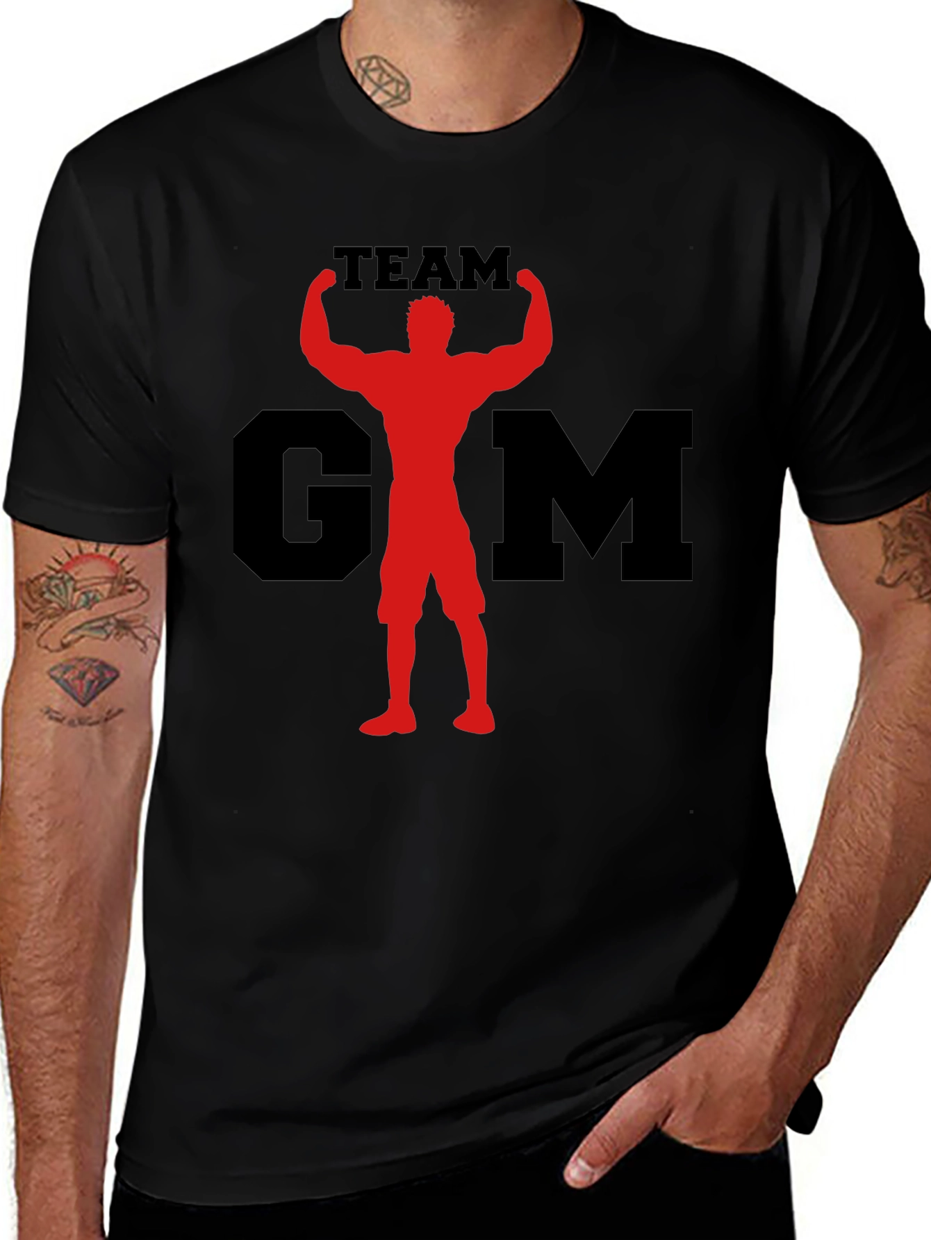 Variant 8 of Team Gym Fitness T-Shirt