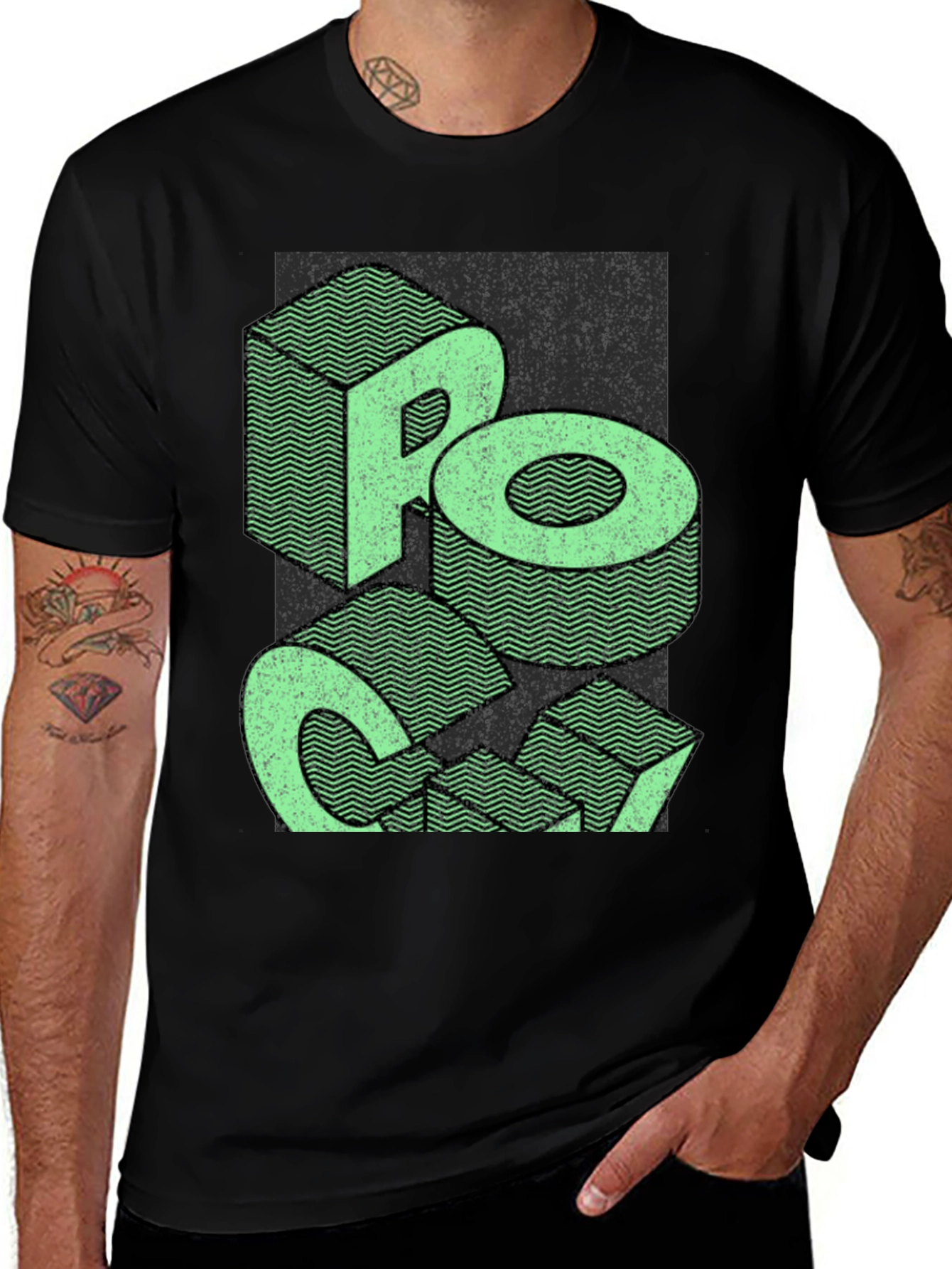 Variant 20 of Retro Graphic Tee - Rock On