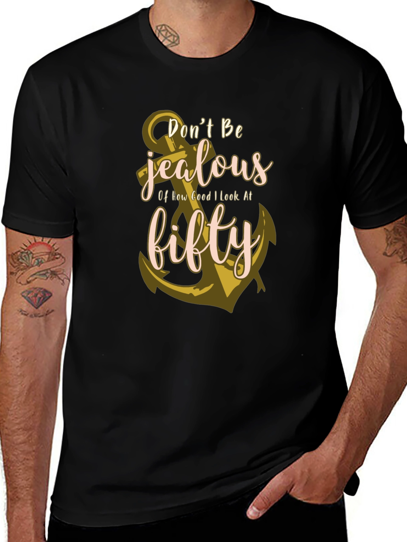 Don't Be Jealous Fifty Anchor T-Shirt