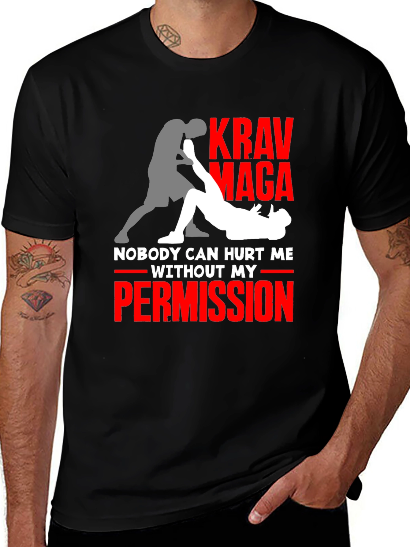 Krav Maga Permission T-Shirt - Self Defense Tee