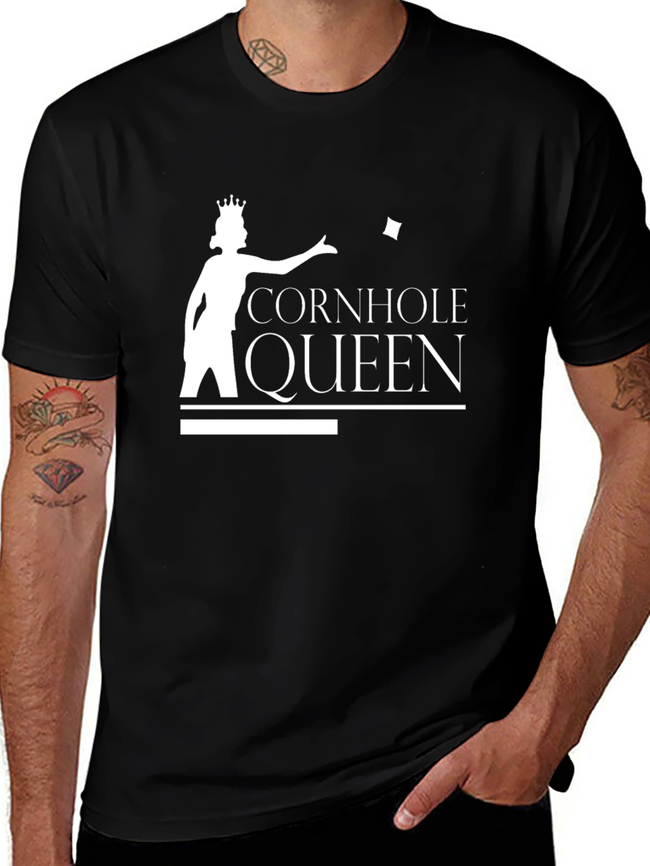 Variant 9 of Cornhole Queen Graphic T-Shirt