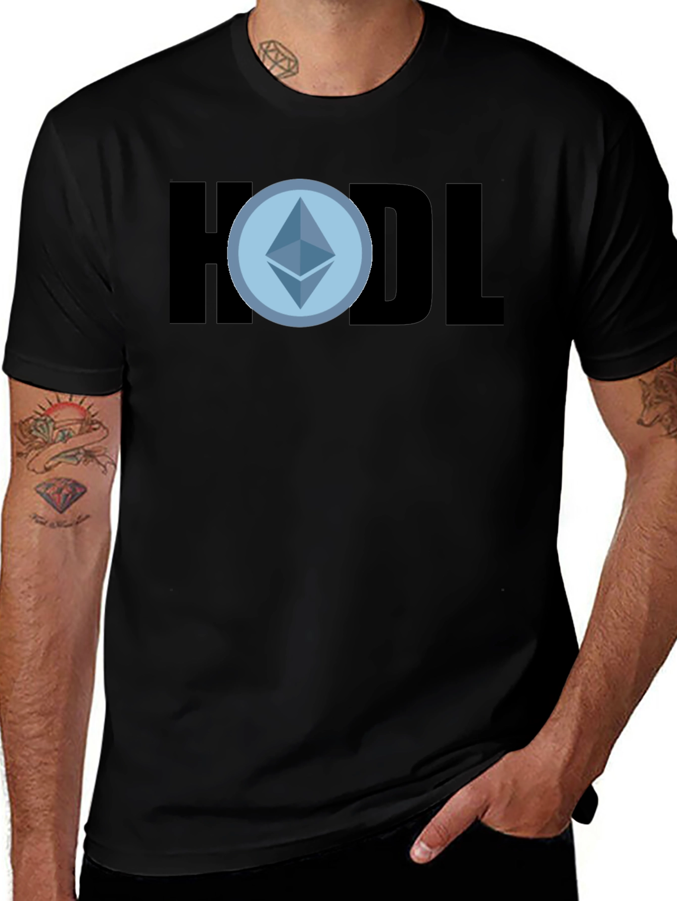 HODL Ethereum T-Shirt - Crypto Investor Apparel