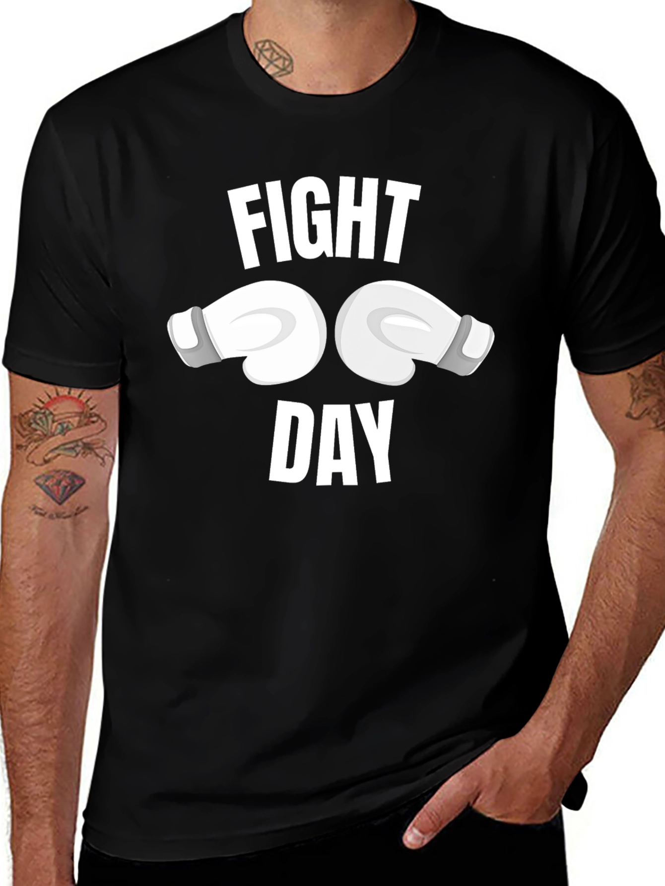 Variant 13 of Fight Day Boxing Gloves T-Shirt