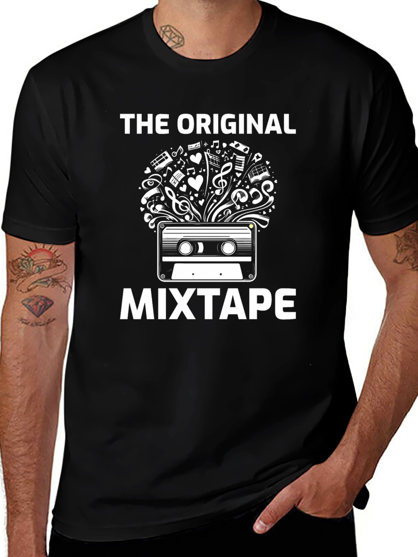 Variant 7 of The Original Mixtape Graphic Tee - Retro Music Lover Shirt
