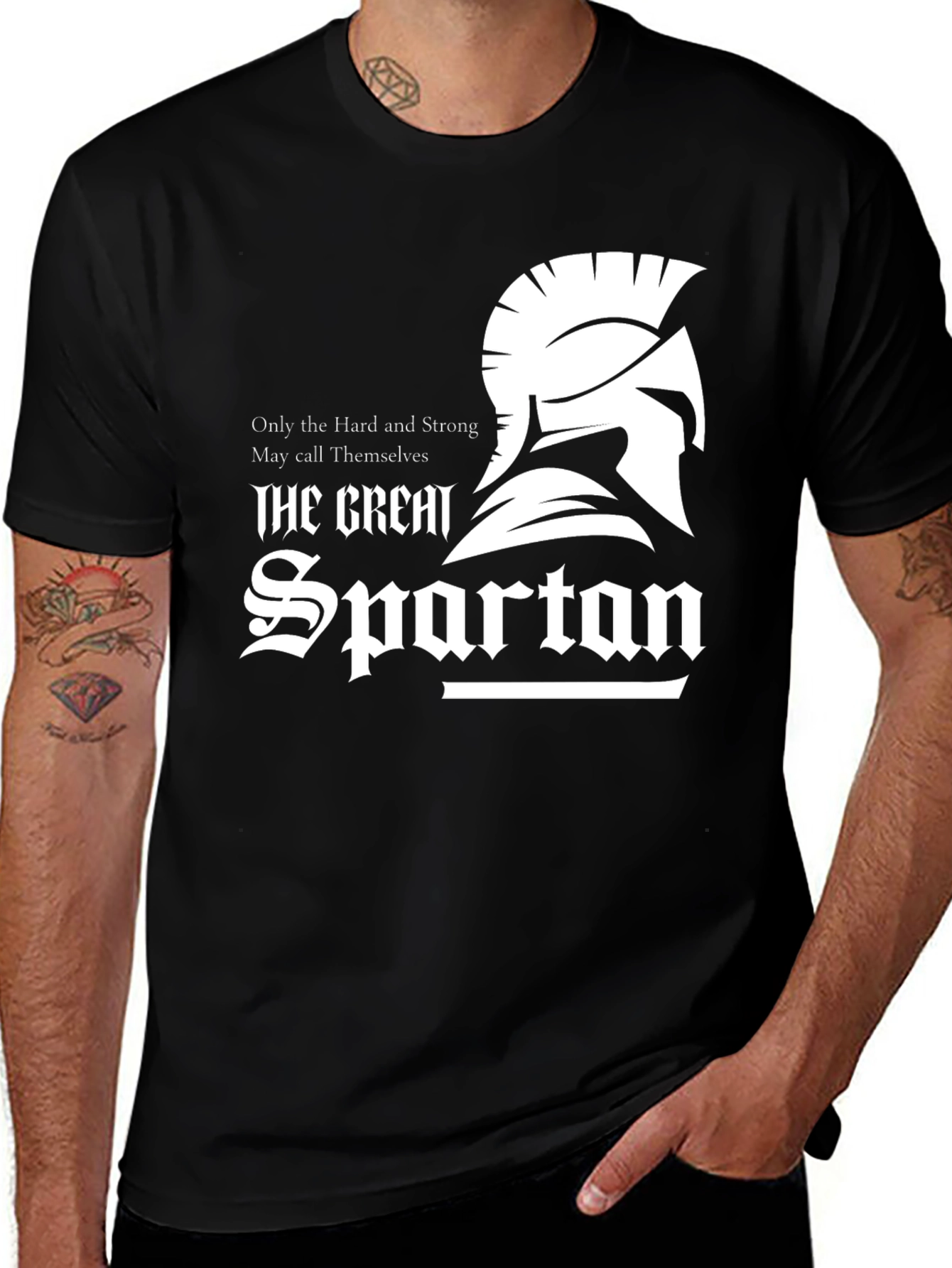 Variant 3 of The Great Spartan Graphic T-Shirt