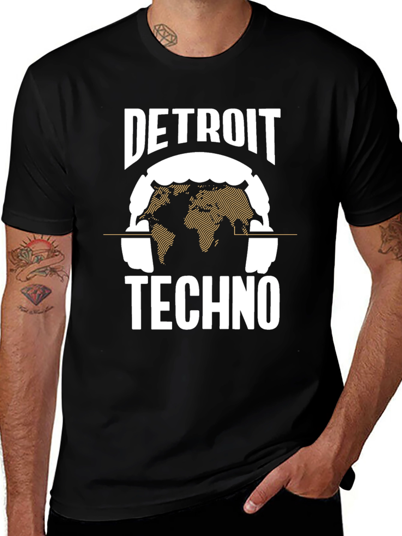 Detroit Techno Graphic Tee - Stylish Music T-Shirt