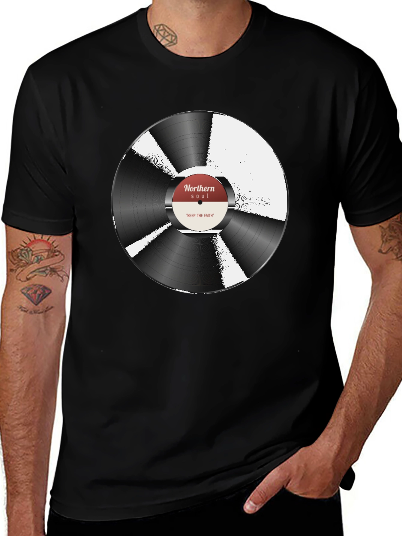 Northern Soul Record T-Shirt - Keep The Faith Tee
