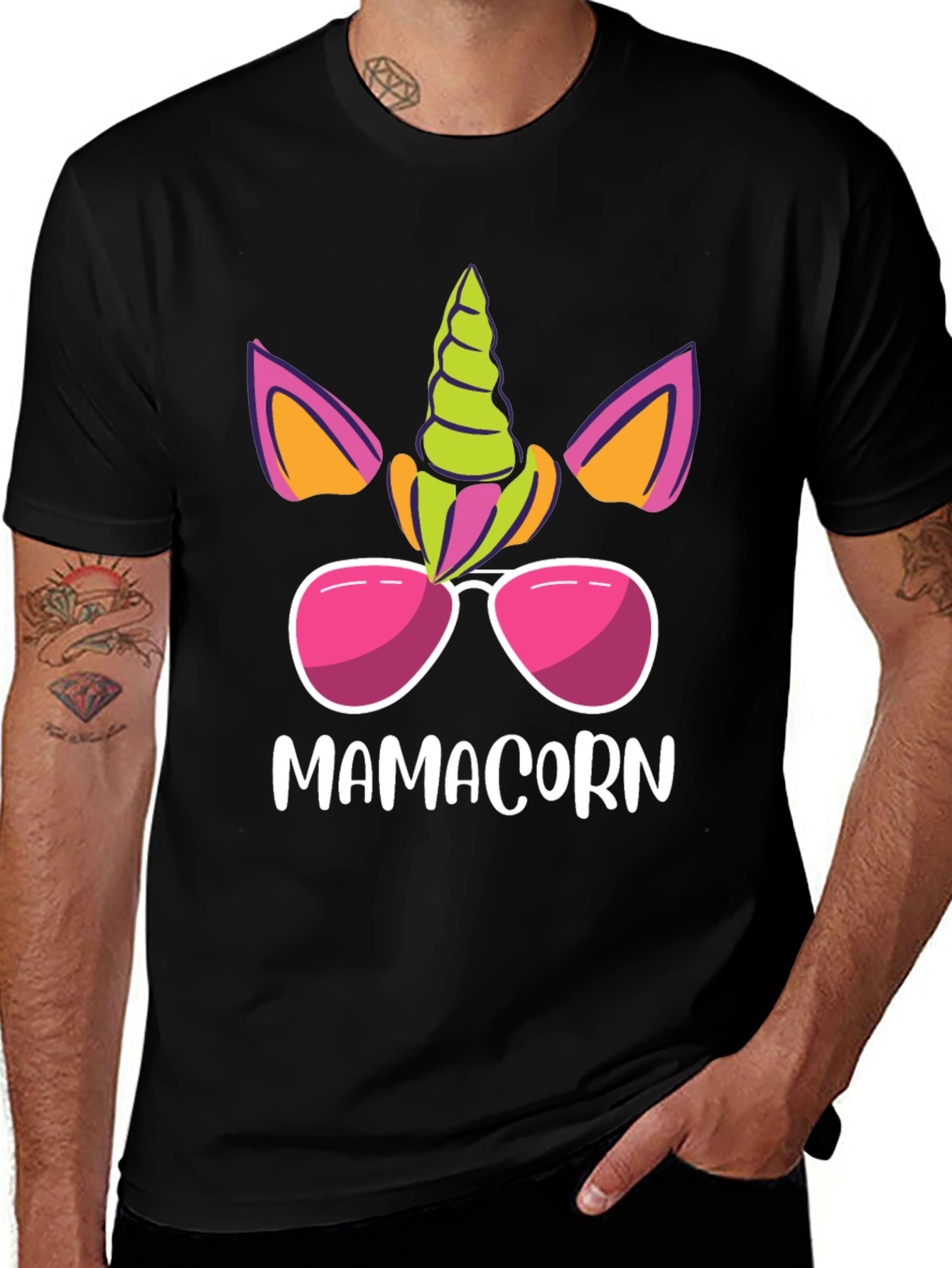 Mamacorn Unicorn Graphic Tee