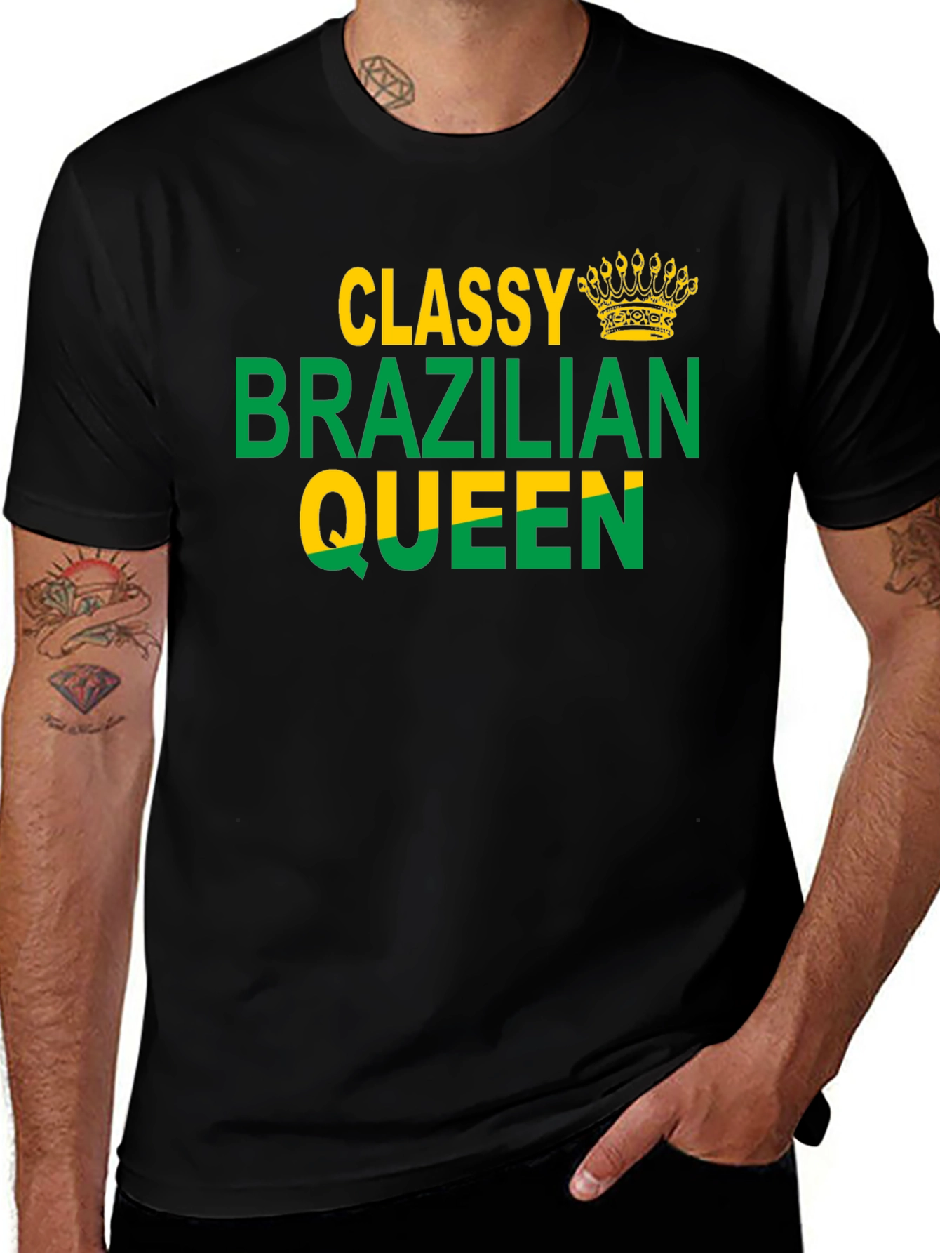 Classy Brazilian Queen Graphic T-Shirt