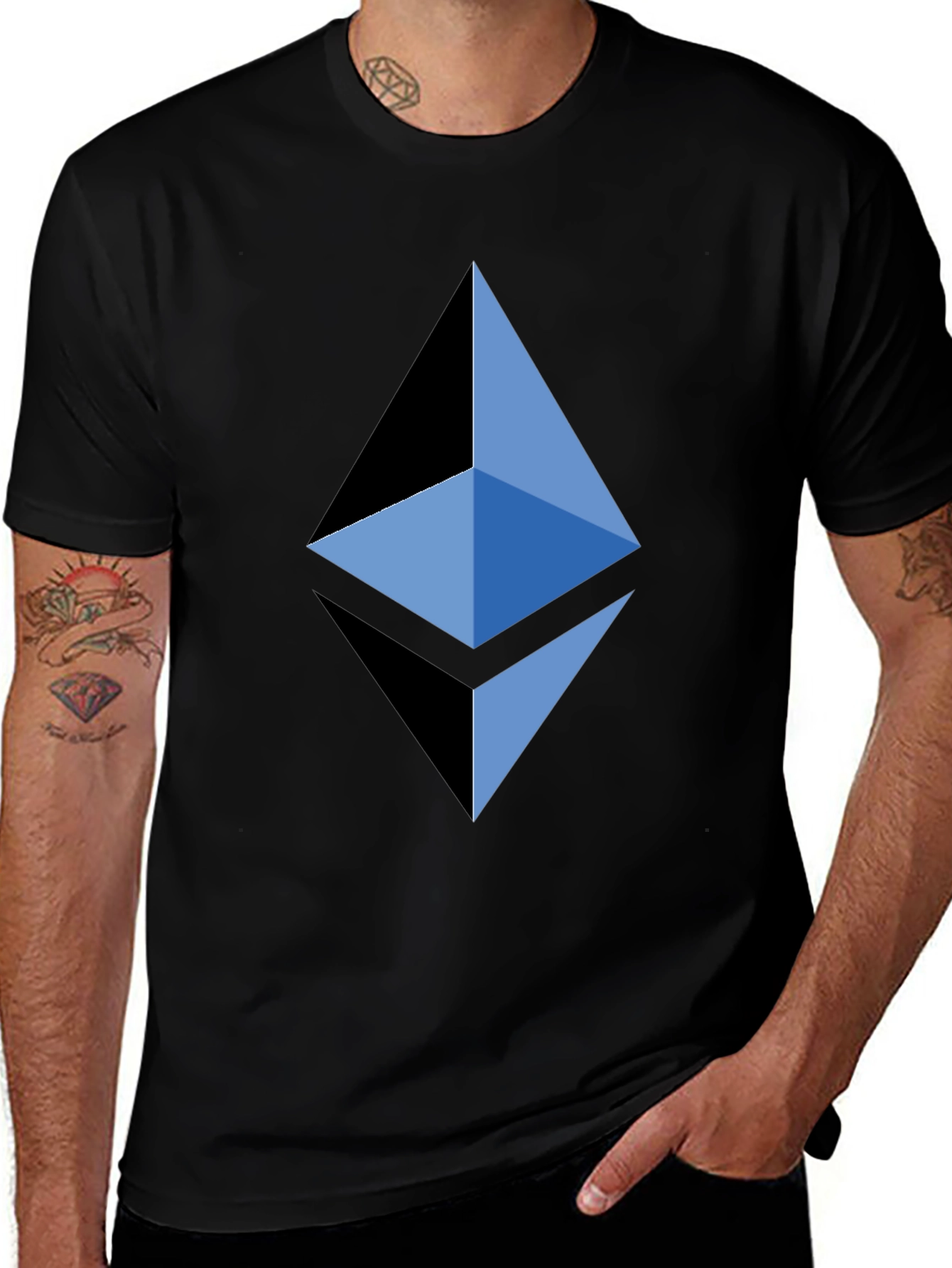 Ethereum Logo T-Shirt - Black Crypto Tee