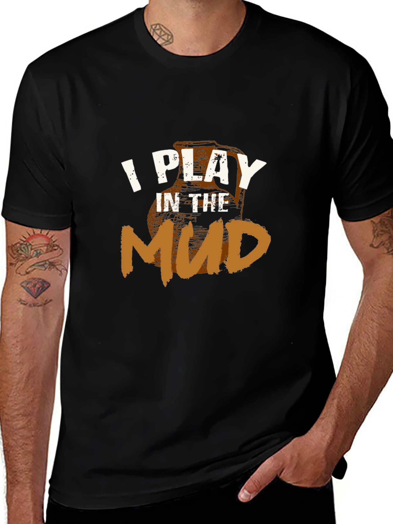 Variant 24 of I Play in the Mud Graphic Tee