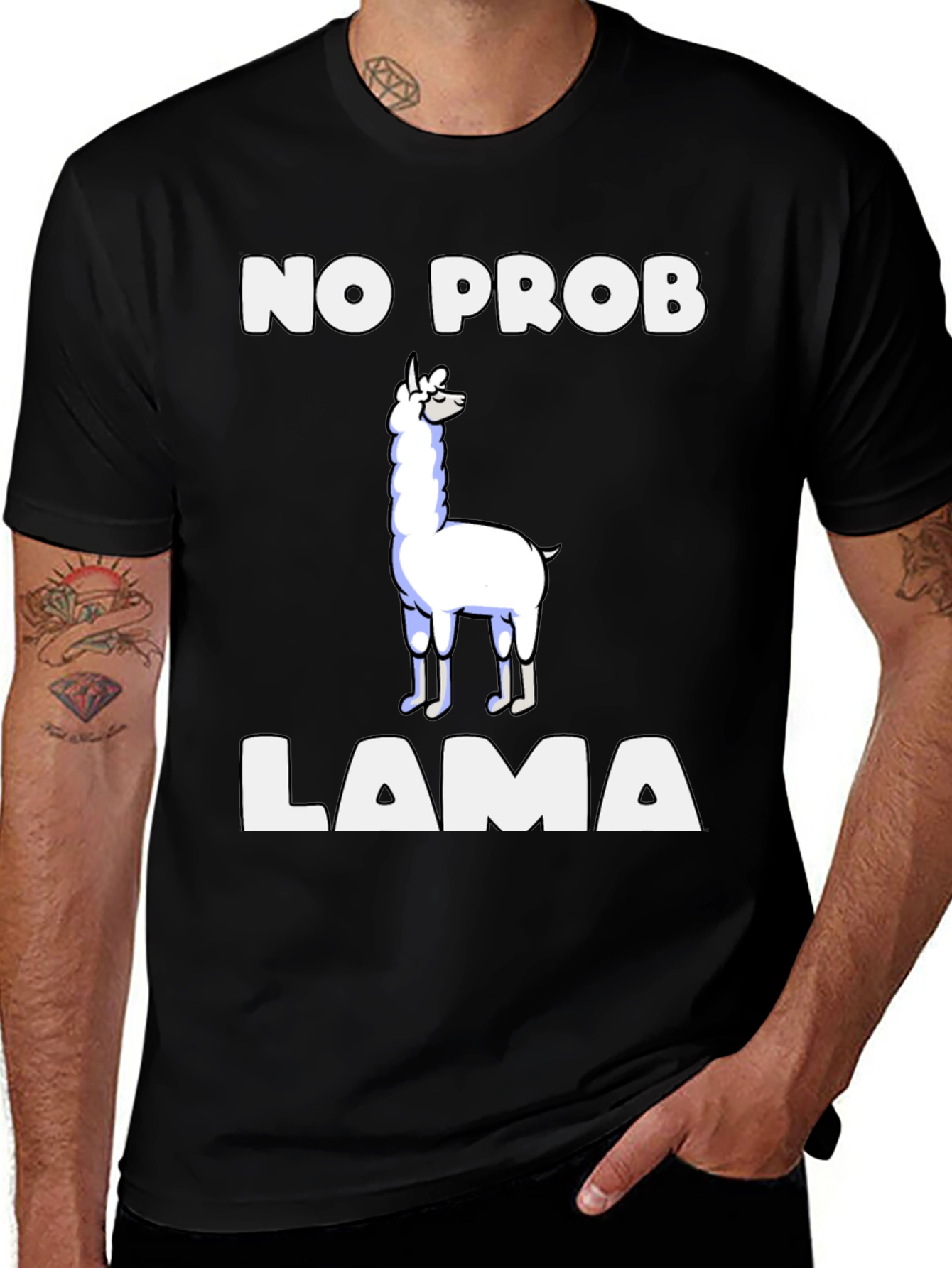 Variant 27 of No Prob Llama T-Shirt