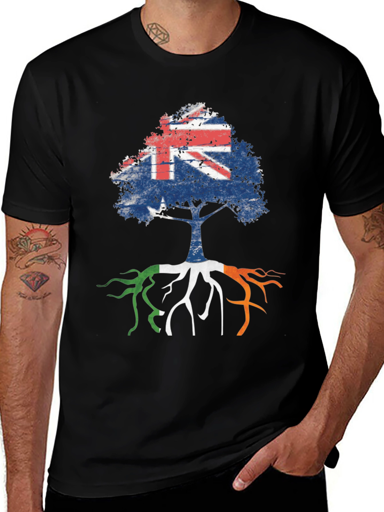 Variant 10 of UK & Ireland Roots T-Shirt - Heritage Pride