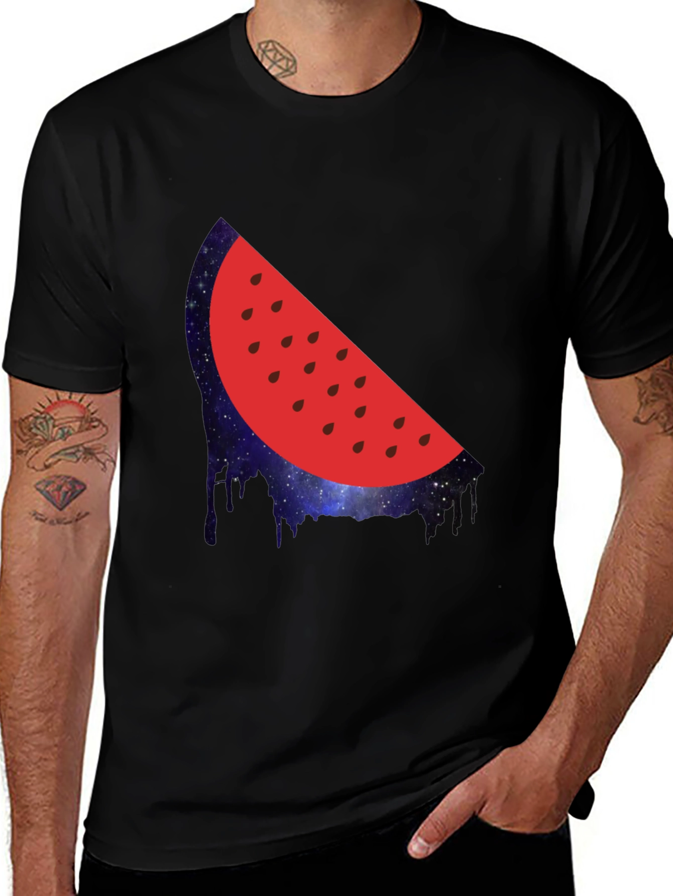 Variant 3 of Watermelon Galaxy Graphic Tee
