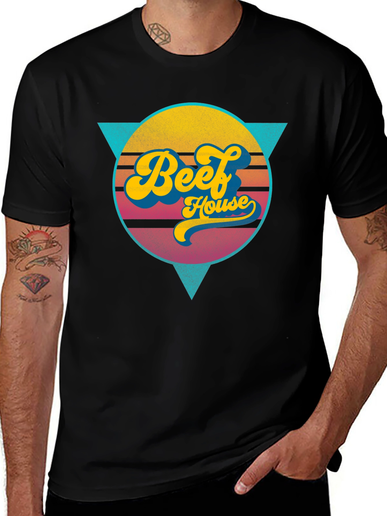 Variant 11 of Retro Beef House Graphic Tee