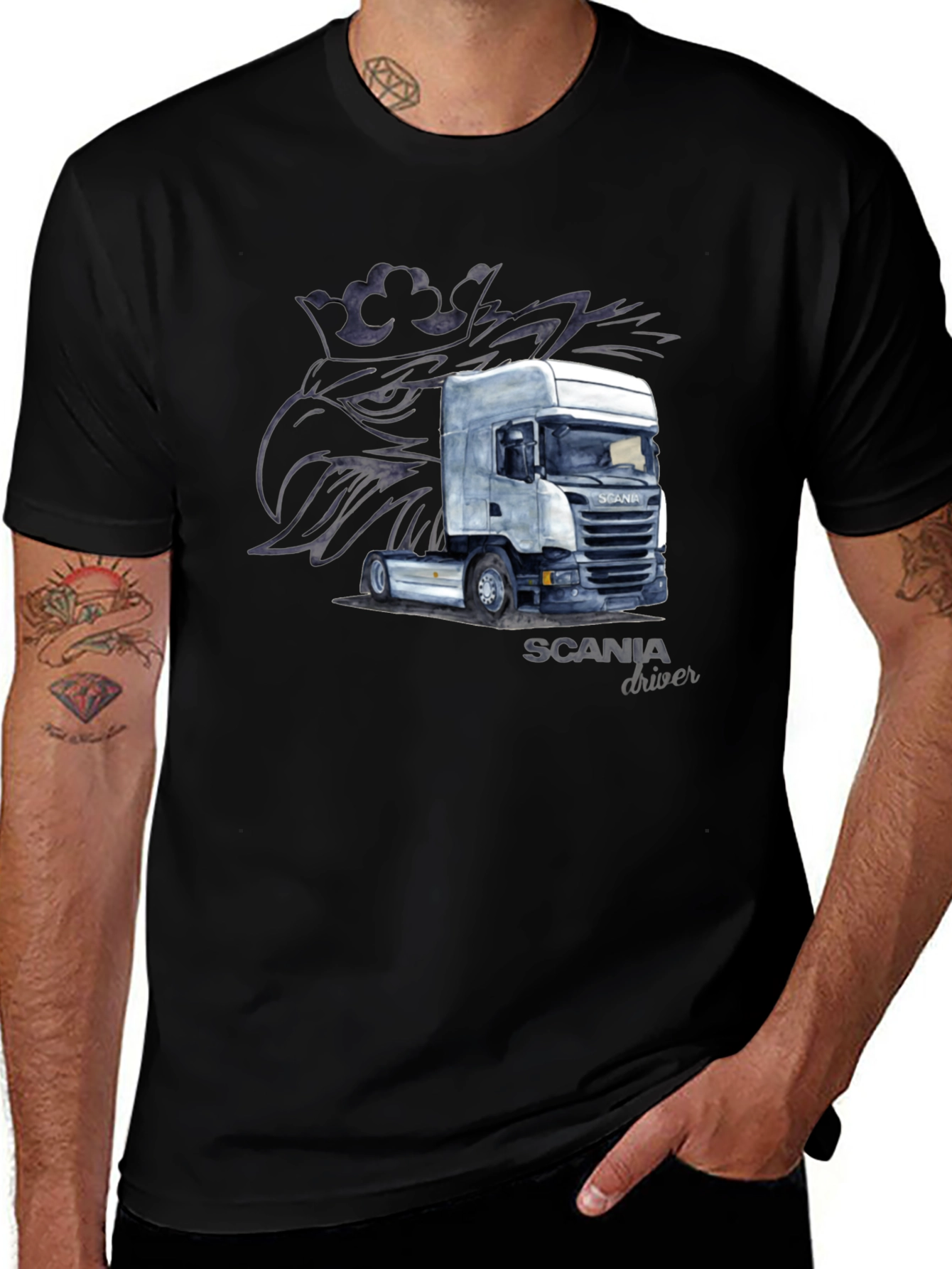 Scania Truck Driver Graphic T-Shirt
