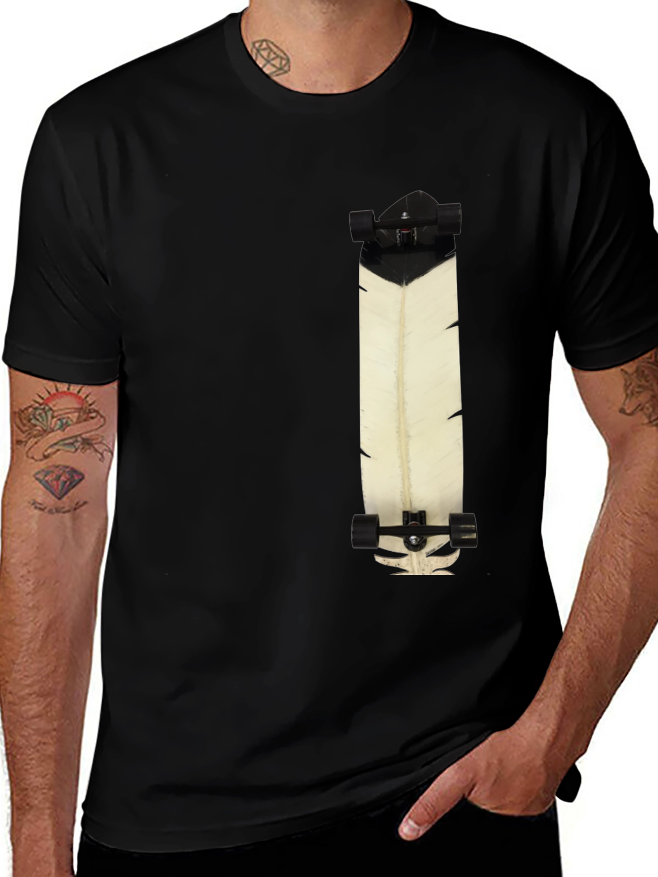 Variant 12 of Skateboard Graphic Tee - Cool Casual Style