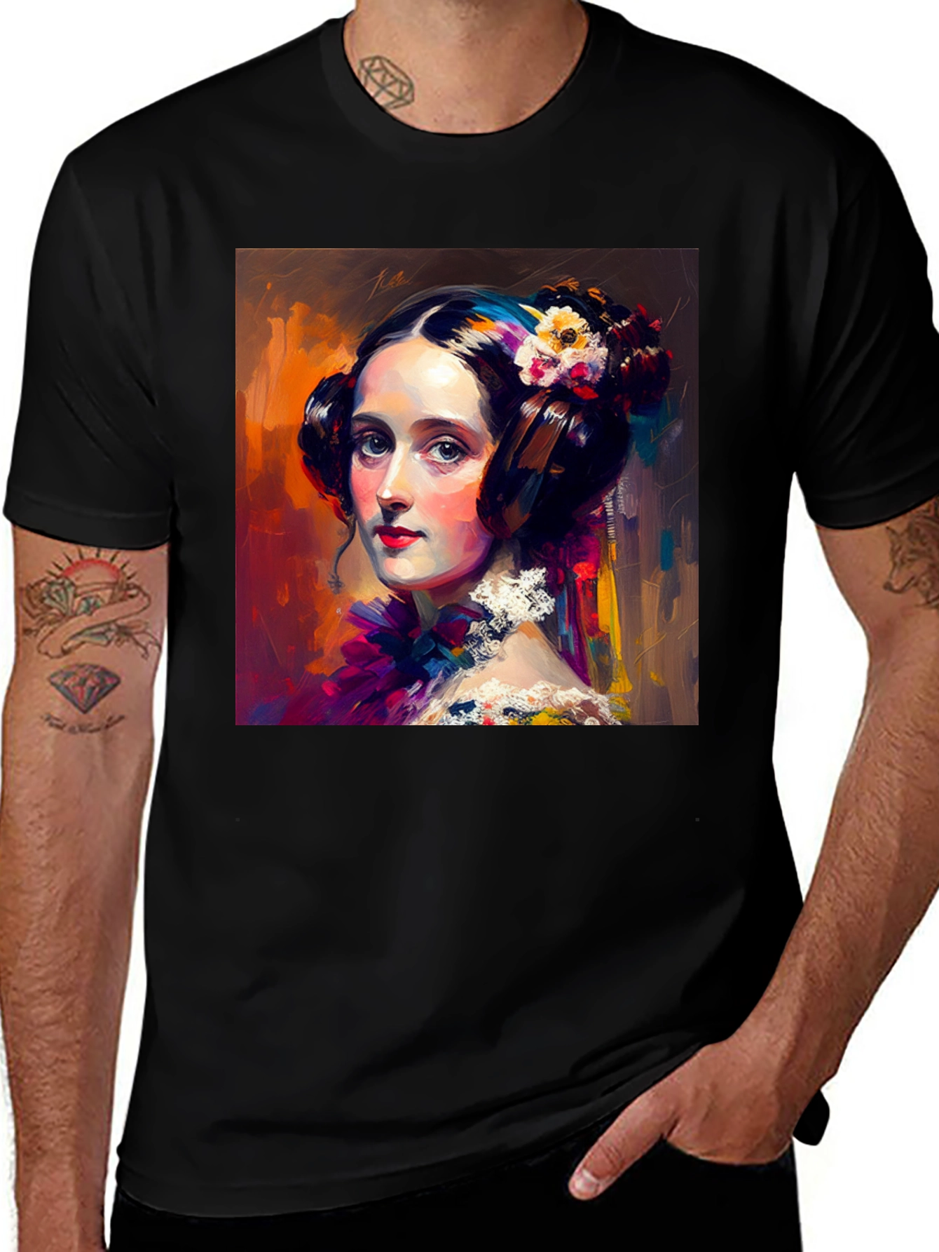 Ada Lovelace Portrait Graphic T-Shirt