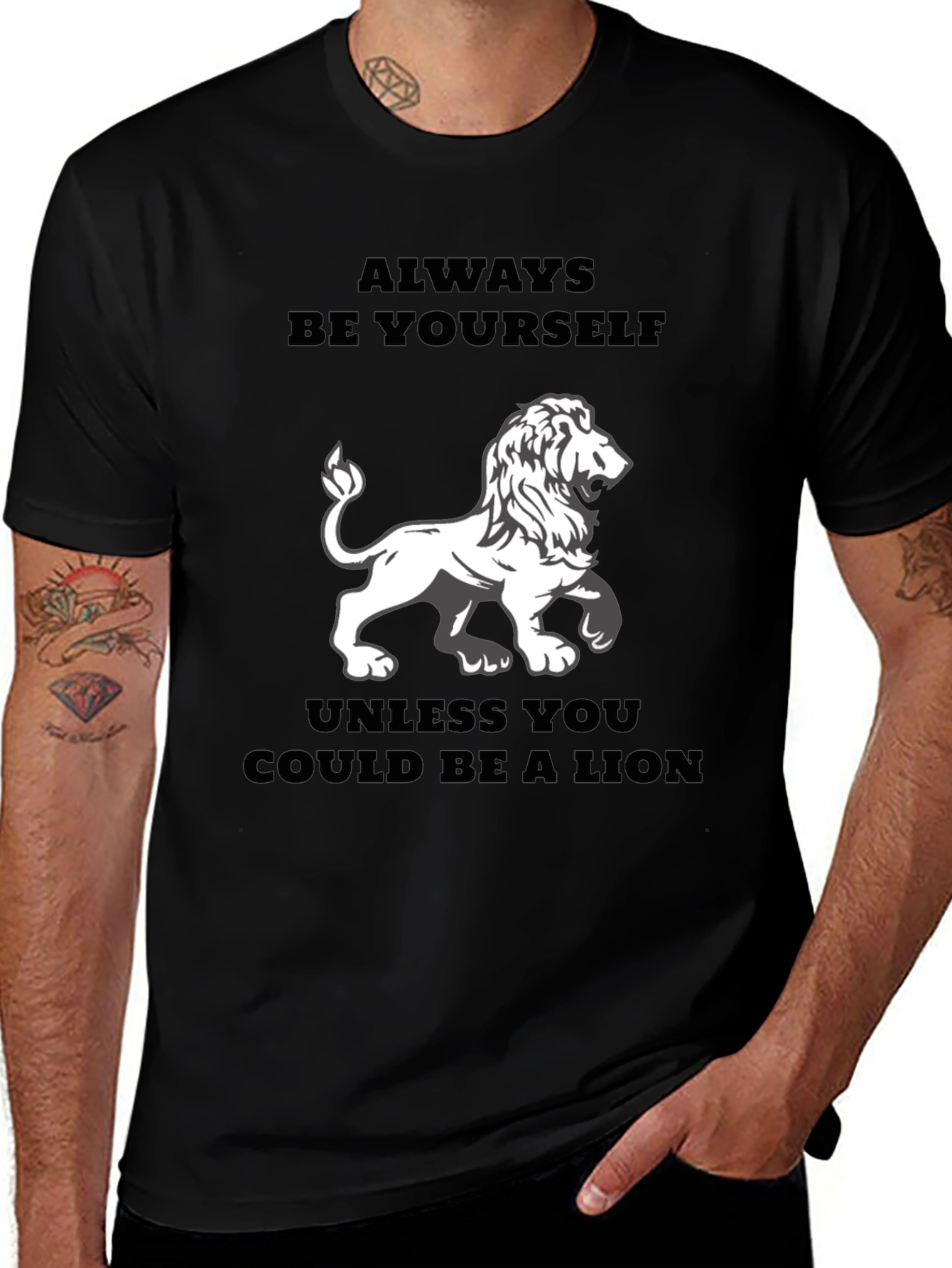 Variant 6 of Always Be Yourself Unless Lion Graphic Tee