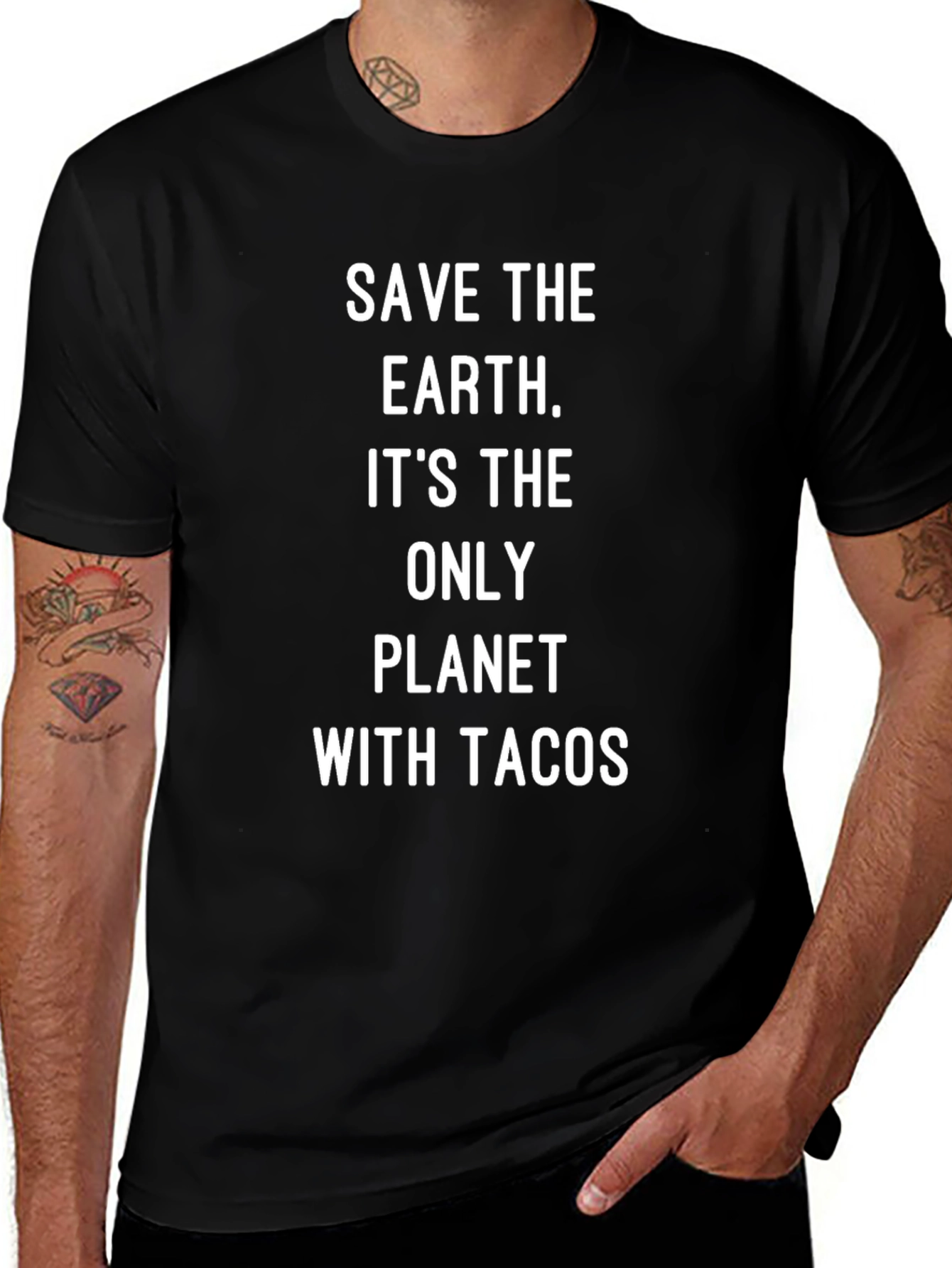 Variant 2 of Save the Earth, Tacos Tee