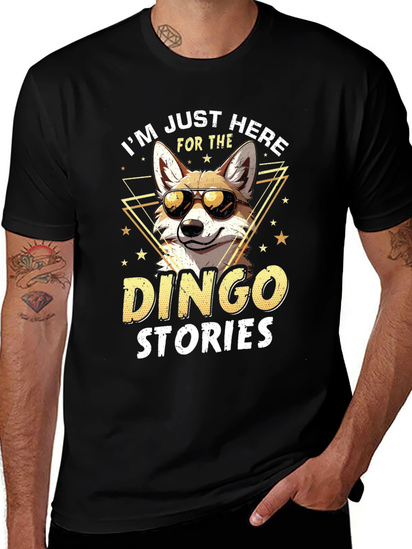 Variant 30 of Dingo Stories Graphic Tee - Funny Dog Lover Shirt