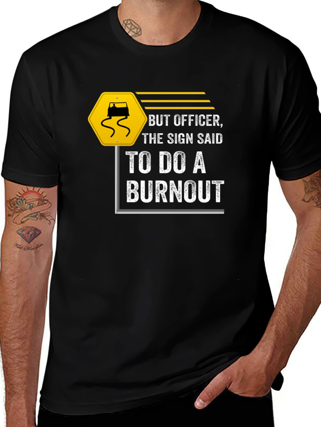Variant 13 of But Officer Burnout T-Shirt