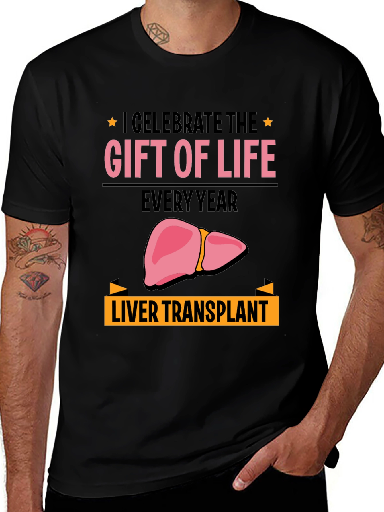 Variant 12 of Gift of Life Liver Transplant T-Shirt