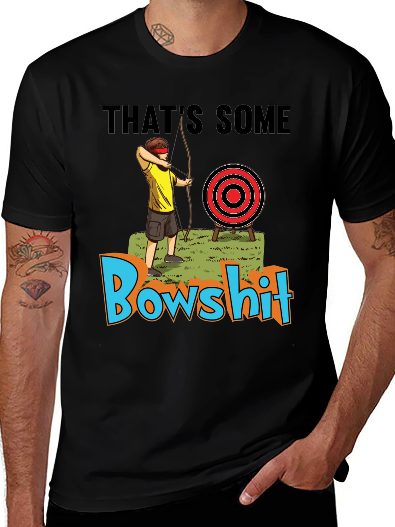 That's Some Bowshit T-Shirt Funny Archery Humor Tee