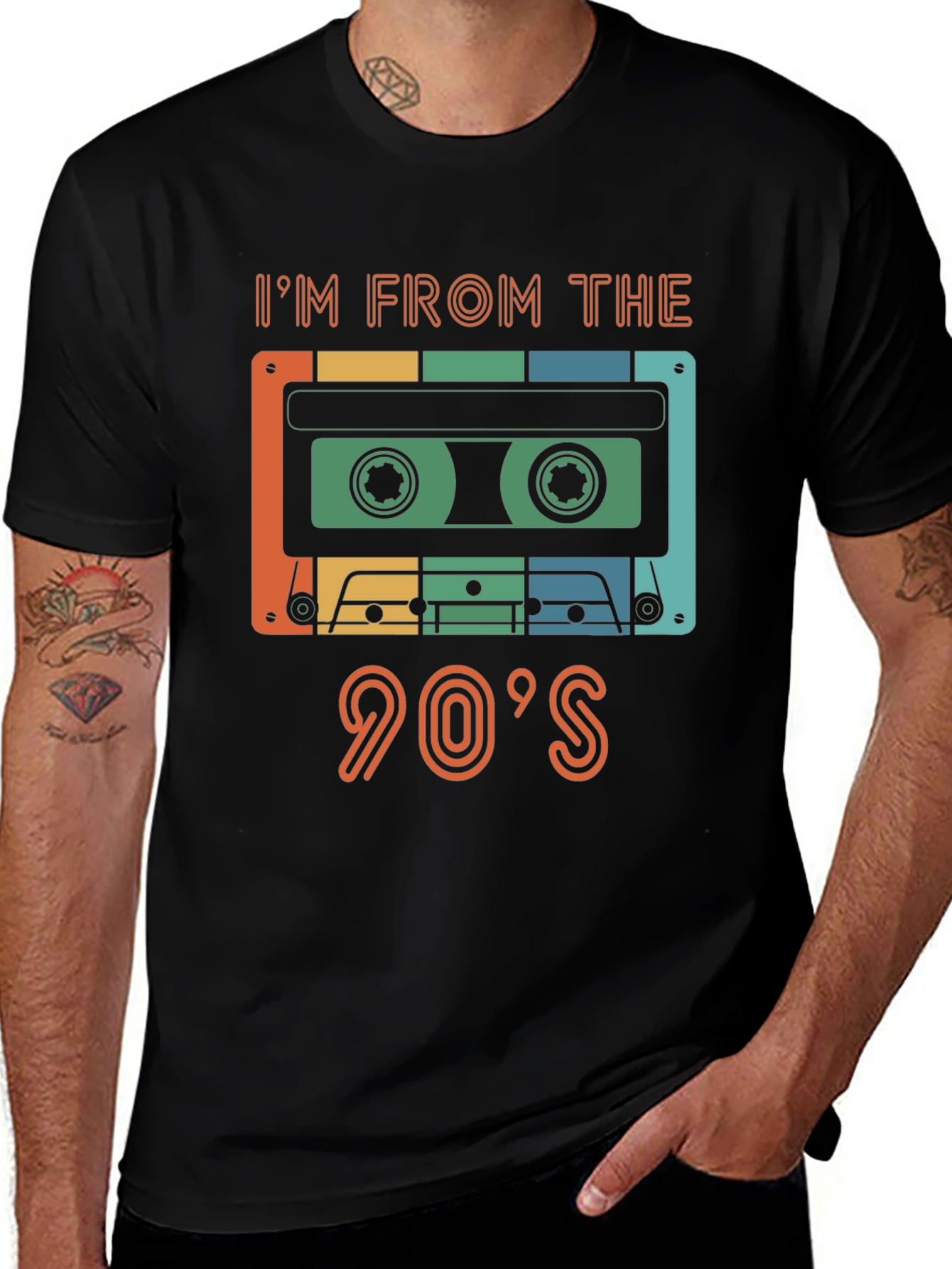 Variant 19 of I'm From The 90's Cassette Tape T-Shirt