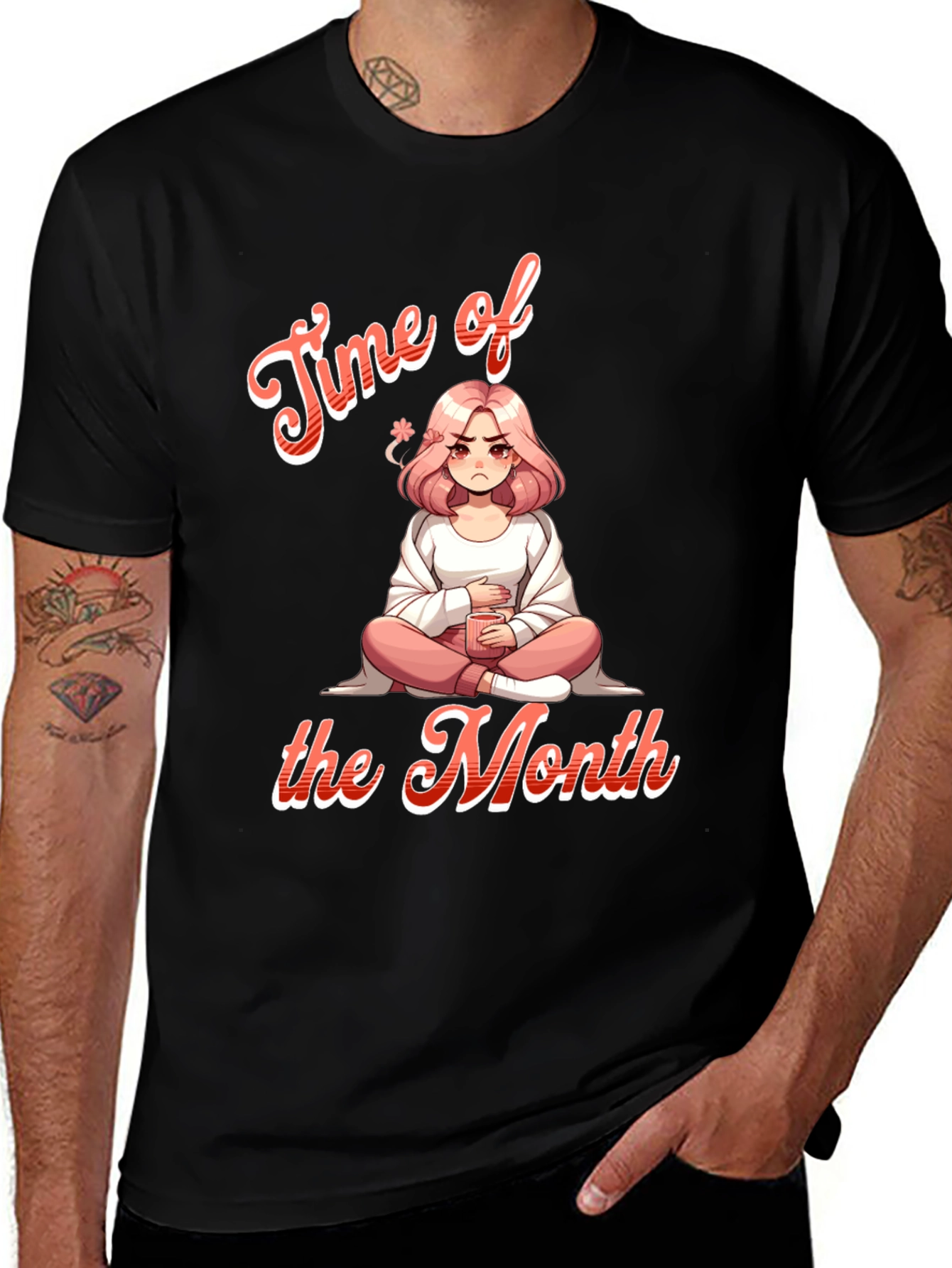 Variant 14 of Time of the Month Graphic Tee - Funny Period Shirt