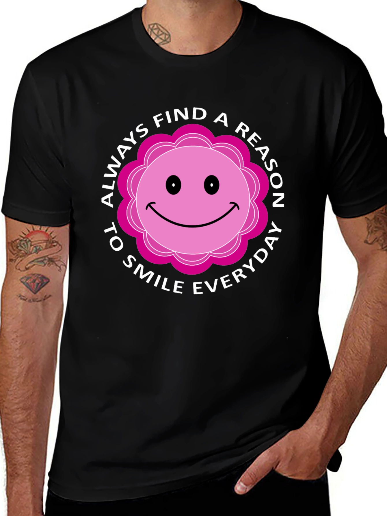 Variant 3 of Always Find a Reason to Smile Everyday T-Shirt