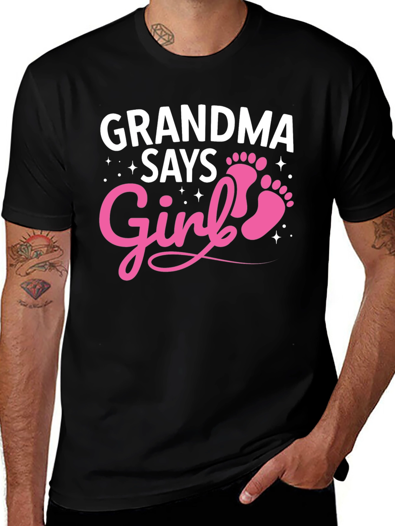 Grandma Says Girl T-Shirt - Baby Shower Gift