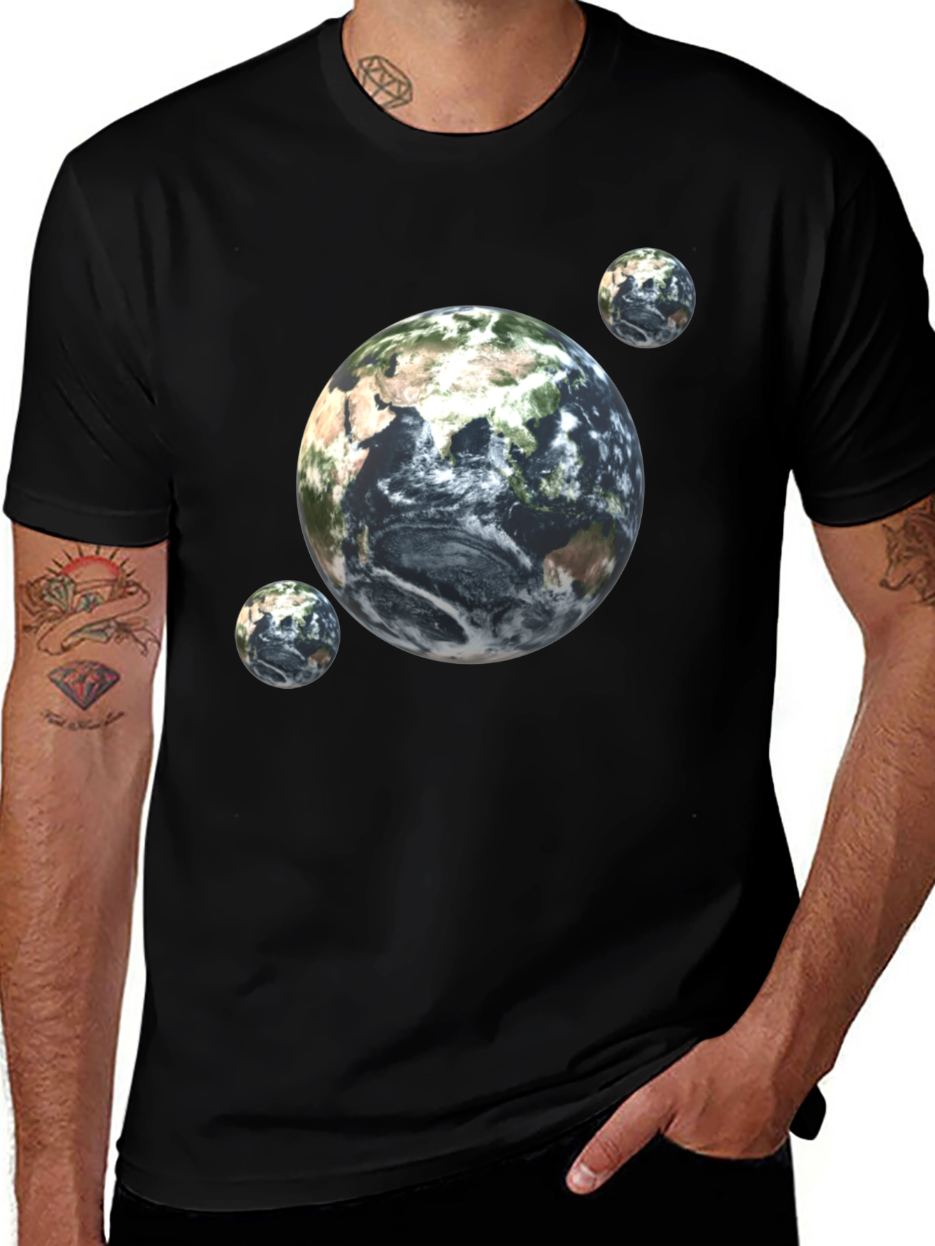 Earth Graphic T-Shirt - Global Design