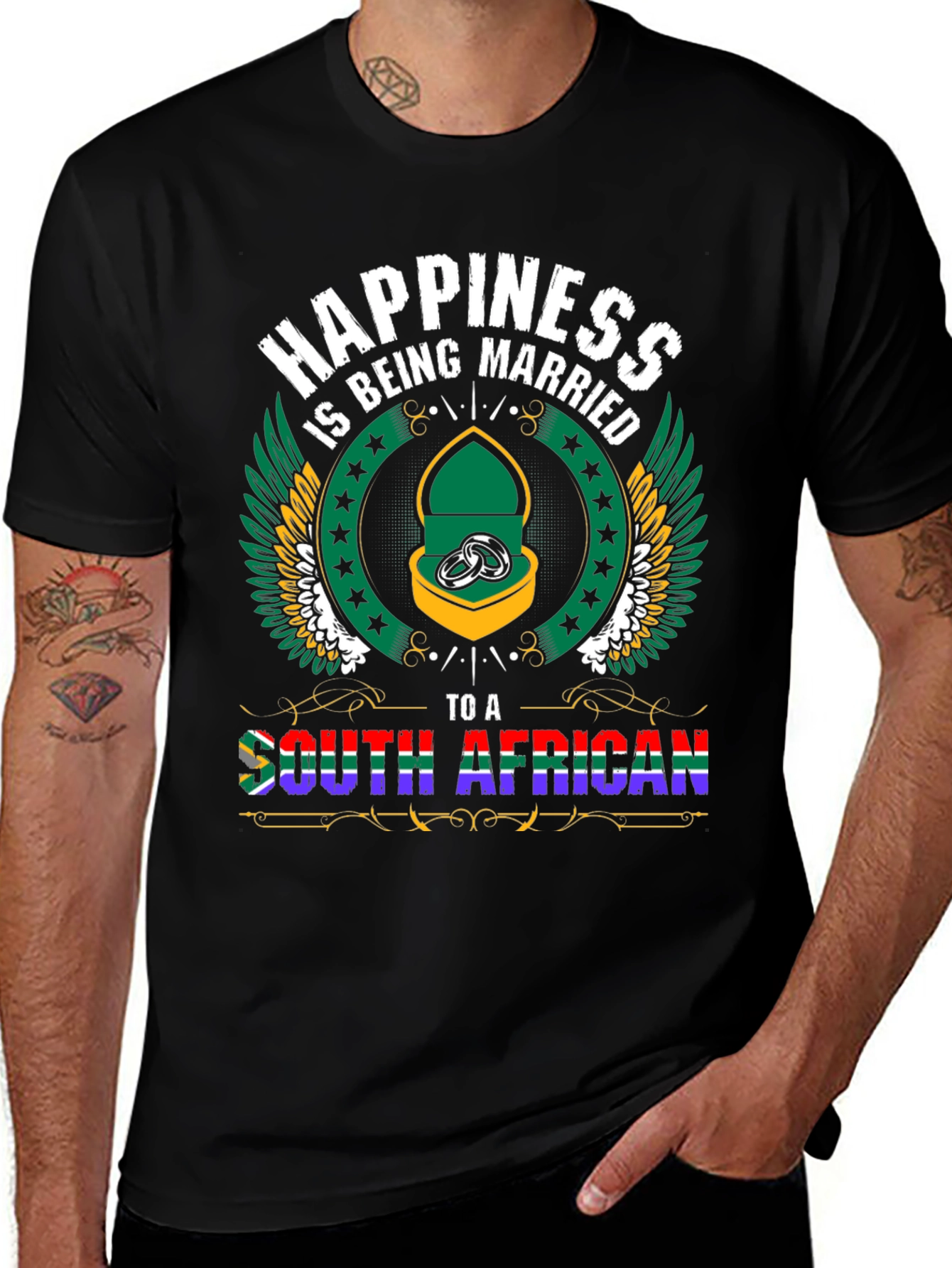 Happiness is Being Married to a South African T-Shirt